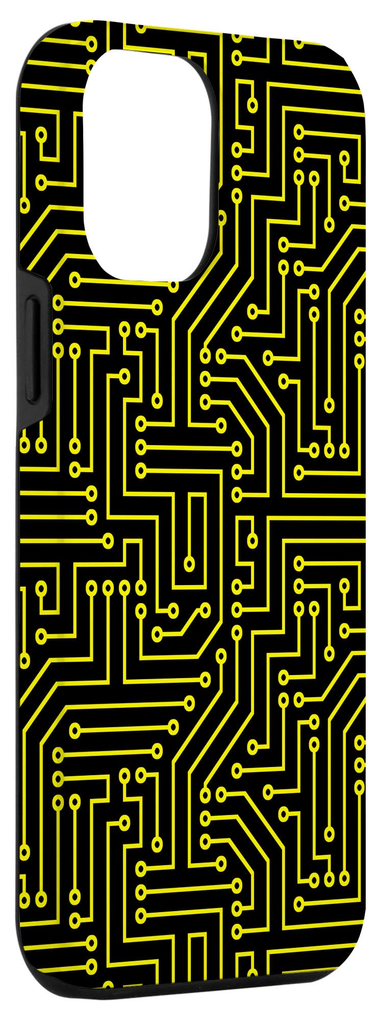 iPhone 12 Pro Max Case - Cyberpunk Circuit Board Design, Slim Protective Cover for Shock Absorption | Perfect for Daily Use, Gaming & Tech Enthusiasts