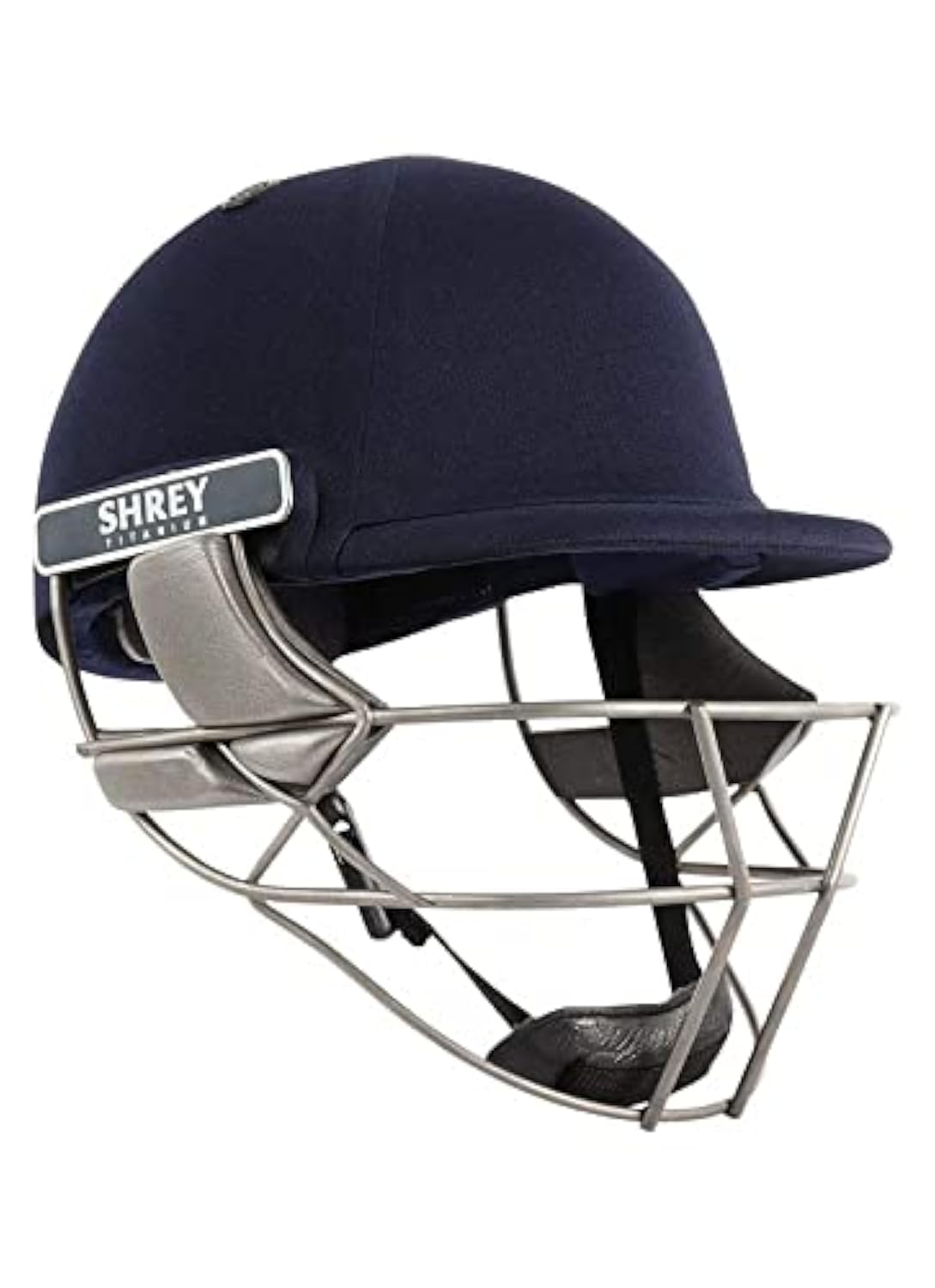 Shrey Pro Guard Air Titanium Cricket Helmet for Men - Lightweight Protective Headgear with Ventilation & Mesh Storage Bag - Perfect for Cricket Matches, Training & Outdoor Sports