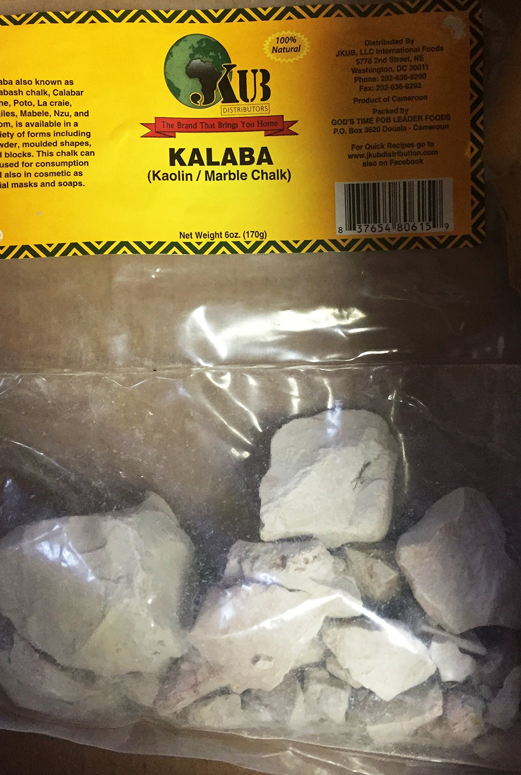 Premium Natural Marble Chalk - Pure Kaolin & Calabar Clay for Artists, Pottery & DIY Crafts - Perfect for Sculpting, Chalk Making & Educational Projects