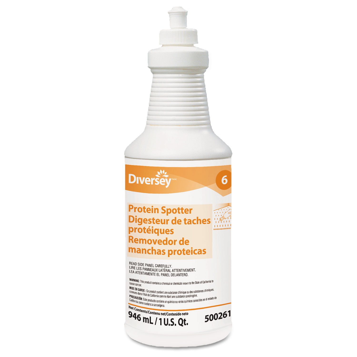 Diversey™ Protein Spotter DVO 5002611 - Professional Stain Remover for Commercial Kitchens & Food Service | Eliminates Protein-Based Stains on Floors, Walls & Equipment