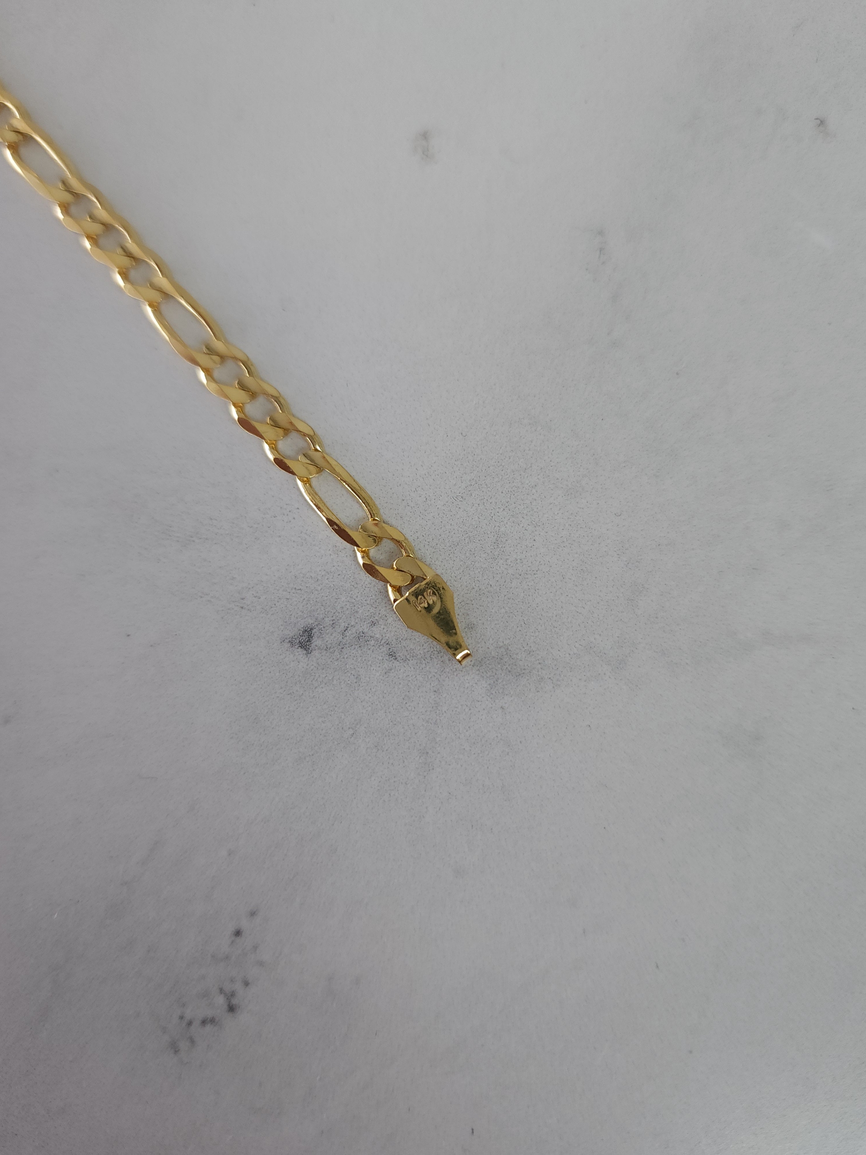 5mm Classic Figaro Chain Bracelet or Anklet - 14k Yellow Gold Jewelry for Women, Men | Perfect for Everyday Wear, Gifts & Special Occasions