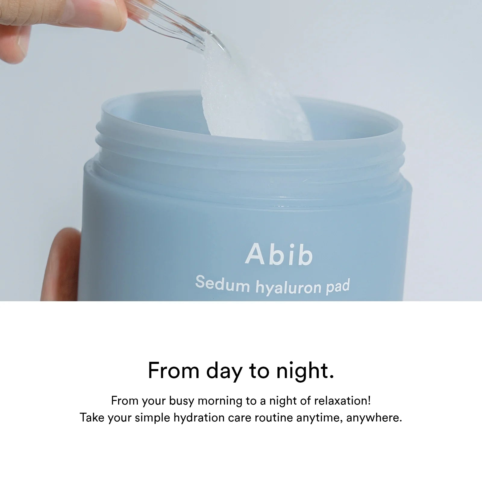 Abib Sedum Hyaluron Hydrating Face Pads - 75 Pads (165ml) | Soothing & Moisturizing Korean Skincare for Dry Skin | Perfect for Travel & Daily Hydration Routine