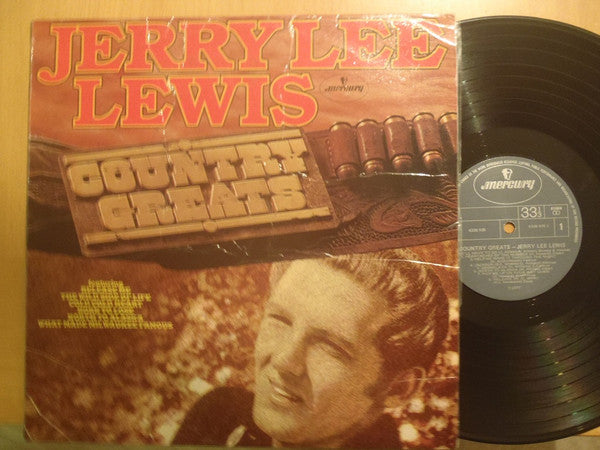 Jerry Lee Lewis Country Greats Vinyl LP Record - Classic Country Music Compilation (VG+ Condition) - Perfect for Vintage Music Collectors & Country Fans