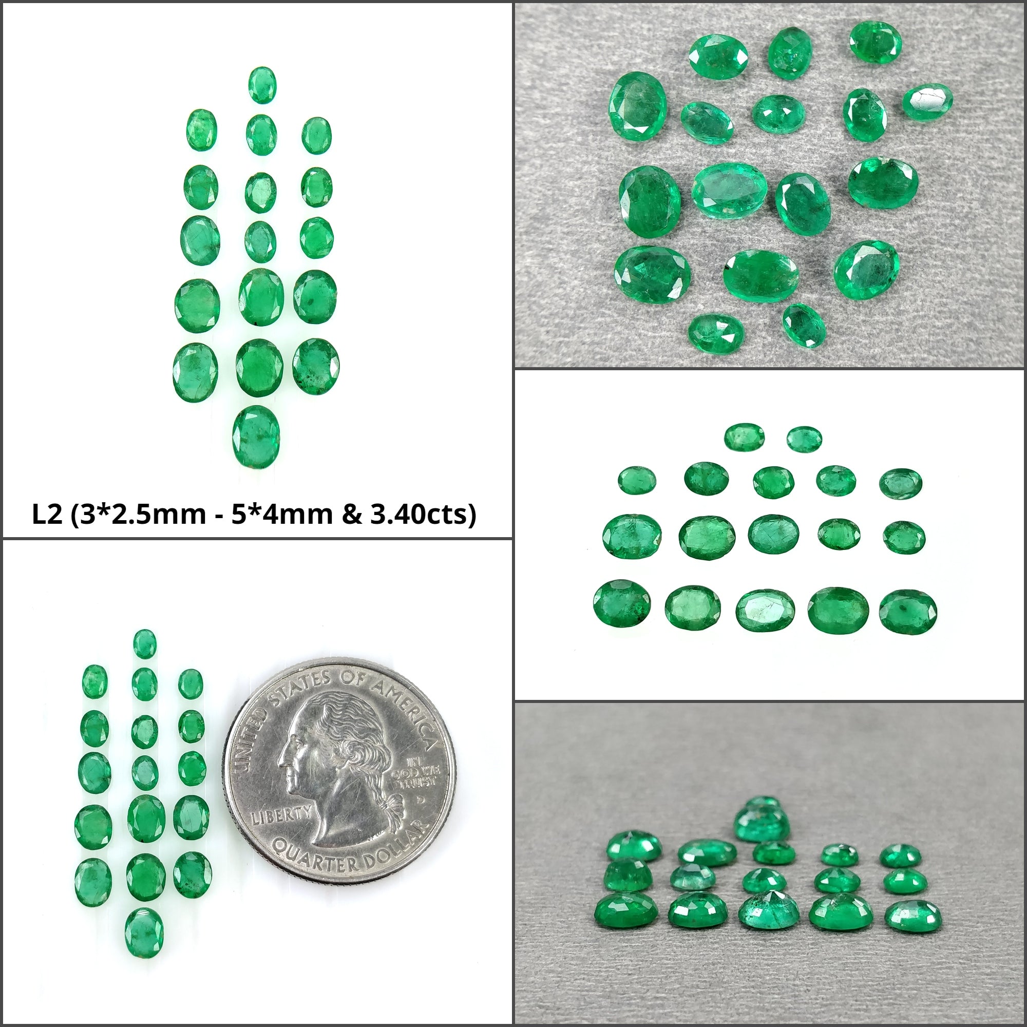 Natural Untreated Green Emerald Gemstone - Oval Cut for Rings, Necklaces & Jewelry Making | High-Quality Loose Emeralds for Engagement & Wedding Jewelry