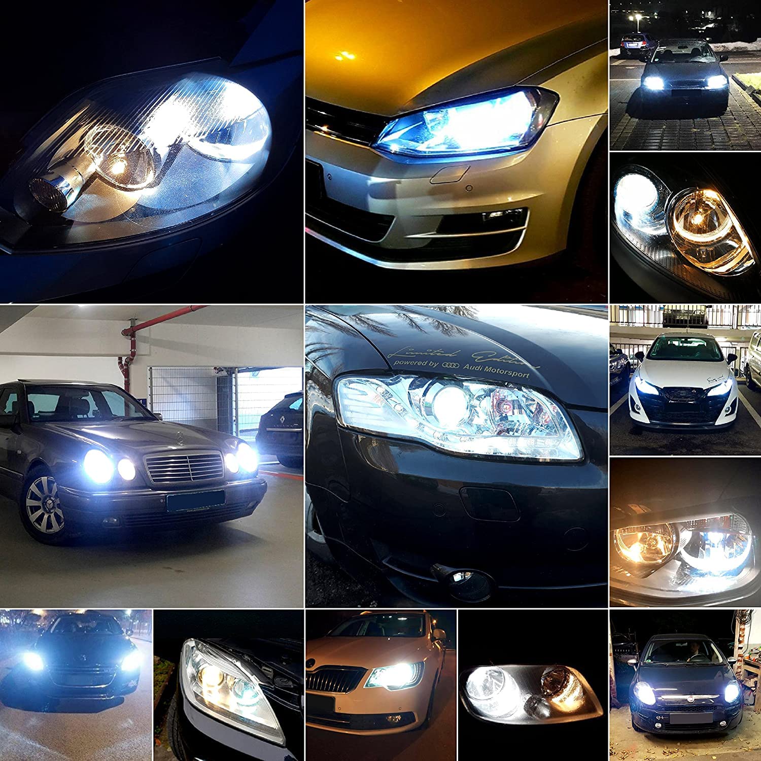 Diamond Vision H7 12V 55W Xenon Halogen Headlights - 8500K White for Cars