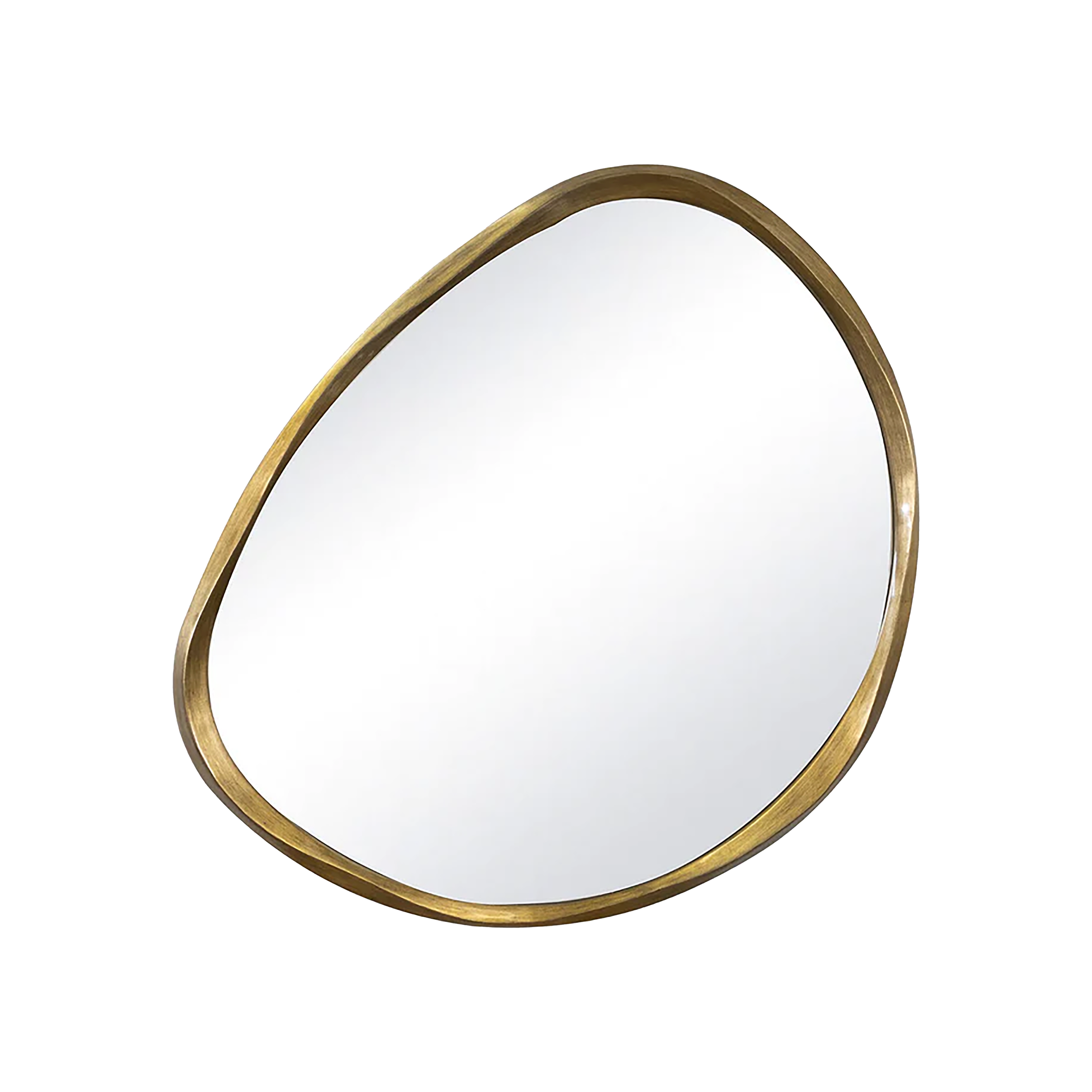 Monte Organic Mirror - Eco-Friendly Wall Mirror for Home Decor, Bathroom & Bedroom - Handcrafted Sustainable Glass with Wooden Frame - Perfect for Vanity, Dressing Room & Living Space
