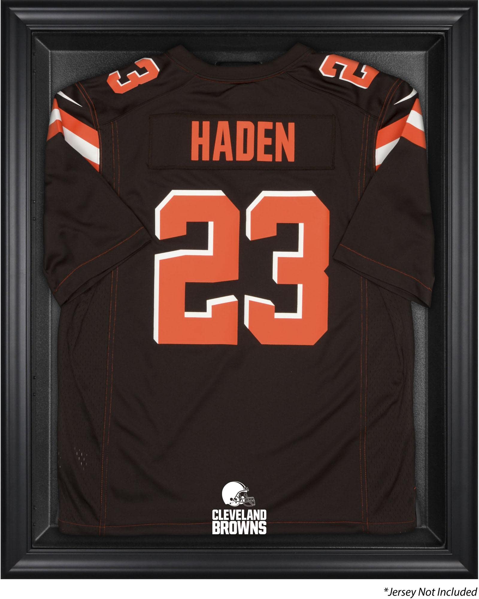 Cleveland Browns Football Jersey Display Case - Premium Frame for Jersey & Logo Protection - Perfect for Fan Cave, Man Cave, or Sports Memorabilia Collection