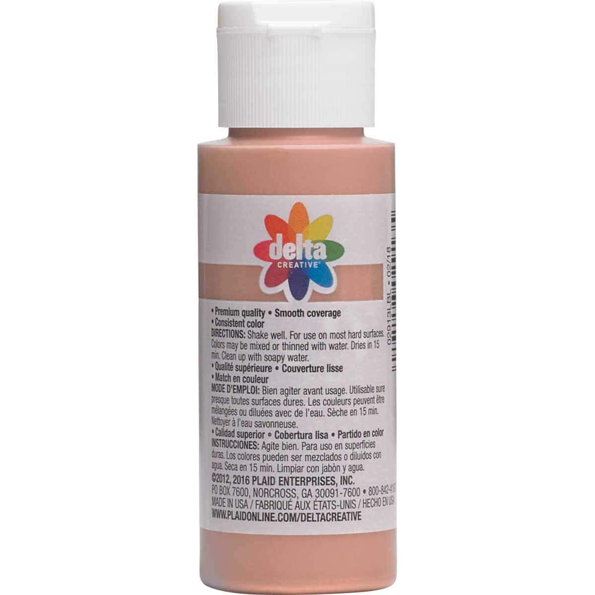Delta Creative Metallic Rose Gold Acrylic Paint - Premium Craft Paint for DIY Projects, Home Decor, and Art Supplies | Perfect for Canvas, Wood, Ceramics & More