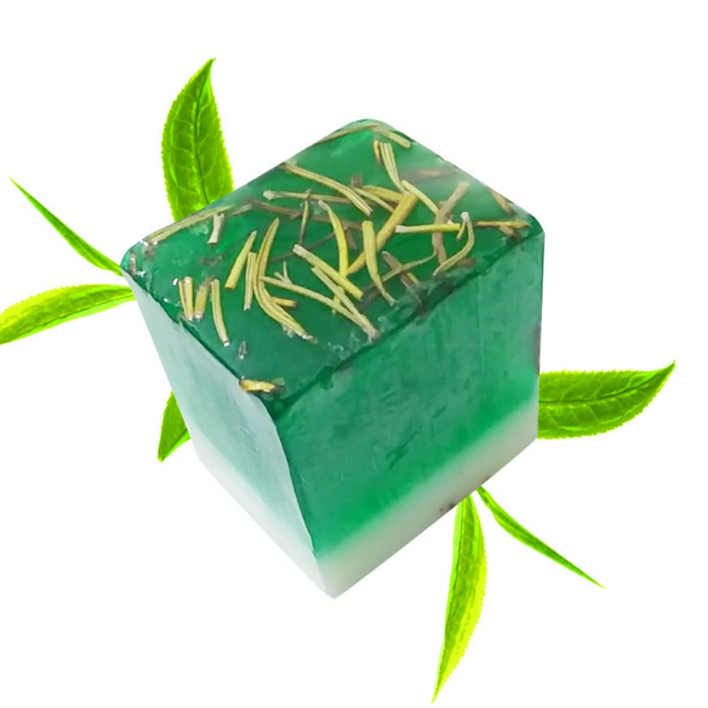 **150g Lavender Jasmine Rose Essential Oil Soap – Handmade Dry Flower Soap for Face & Body – Skin Nourishing, Cleansing & Moisturizing – 3PCS Set (Tea Plant) – Perfect for Relaxing Baths, Spa Days & Gift Giving**