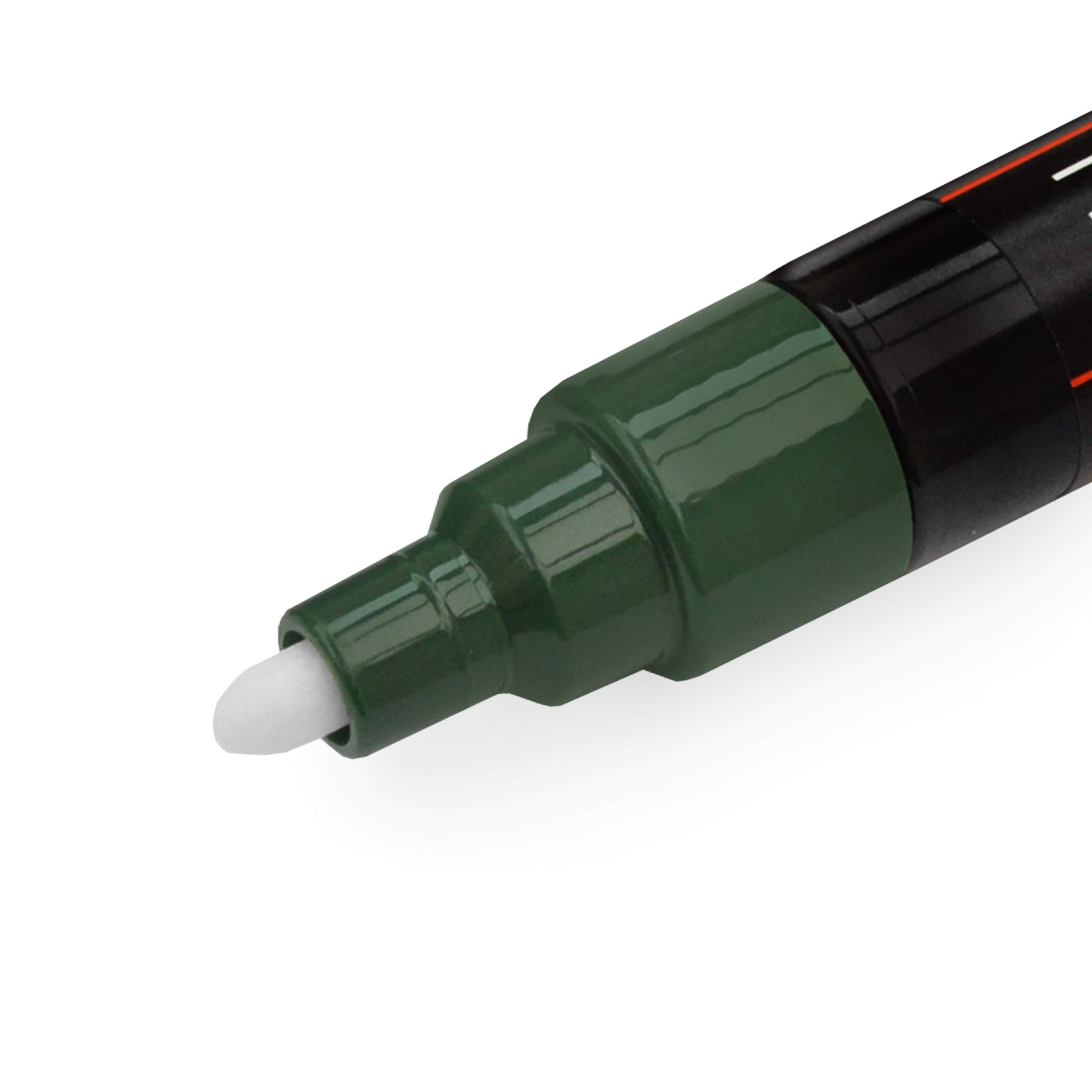 Uni-Ball POSCA PC-5M Paint Marker Art Pens - 1.8-2.5mm Fine Tip - English Green - Pack of 3 - Perfect for DIY Crafts, Sketching, Bullet Journaling & Rock Painting