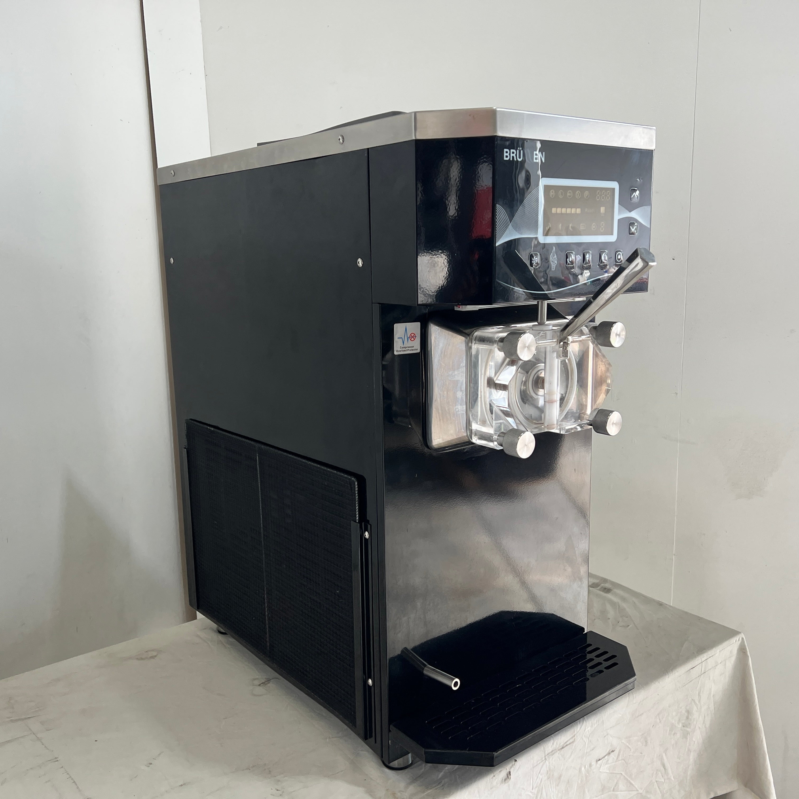 Brullen i91 Pro Commercial Ice Cream Maker - Heavy Duty Soft Serve Machine for Shops & Restaurants - Perfect for Gelato, Frozen Yogurt & Desserts