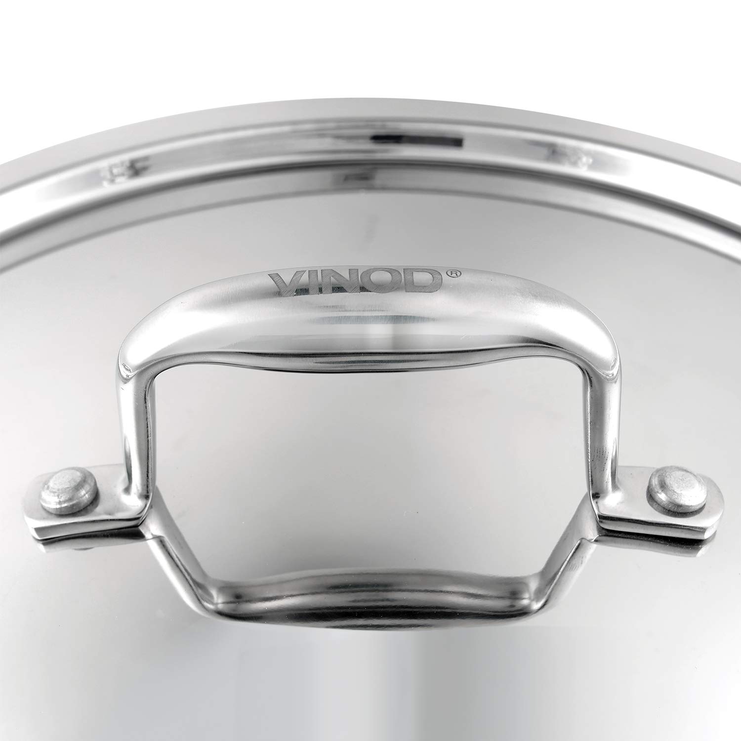 Vinod Platinum Triply Stainless Steel Cookware Set - 2 Piece Induction Base Combo (1.5L Deep Kadai with Lid & 20cm Fry Pan) | Durable 5-Year Warranty | Perfect for Indian Cooking, Stir Frying & Deep Frying | Ideal for Home Kitchens & Restaurants