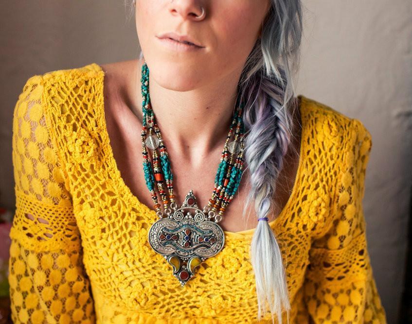 Unique Handmade Tibetan Necklace - Authentic Spiritual Jewelry for Meditation, Yoga & Boho Fashion | Perfect Gift for Women