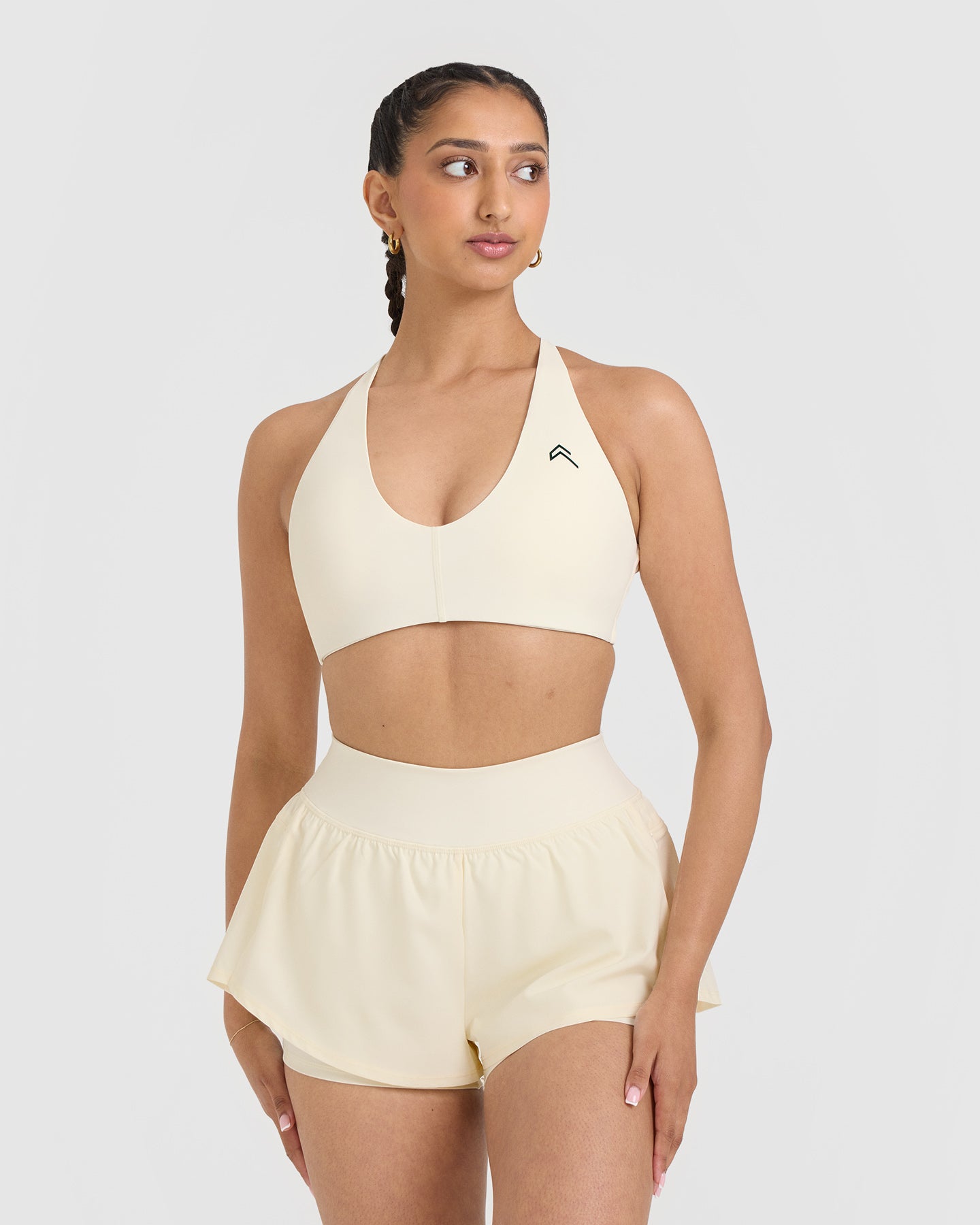 Seamless Wireless Micro Bralette - Comfortable Off White Bralette for Everyday Wear | Perfect for Yoga, Lounge & Sleep