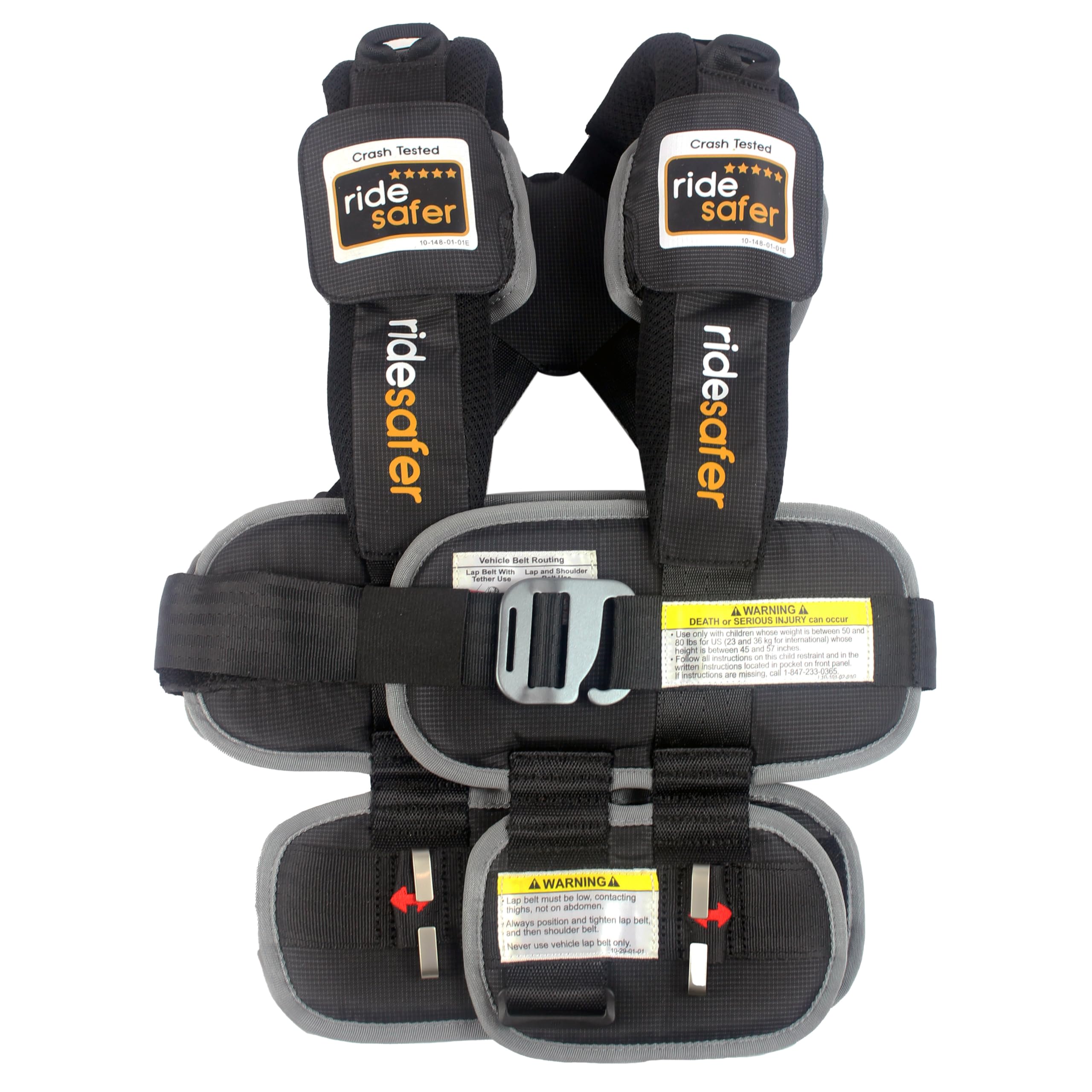 Lightweight Compact Portable Black Car Seat for Babies & Toddlers - Safe Travel & Everyday Use in Cars, Airplanes, and Taxis