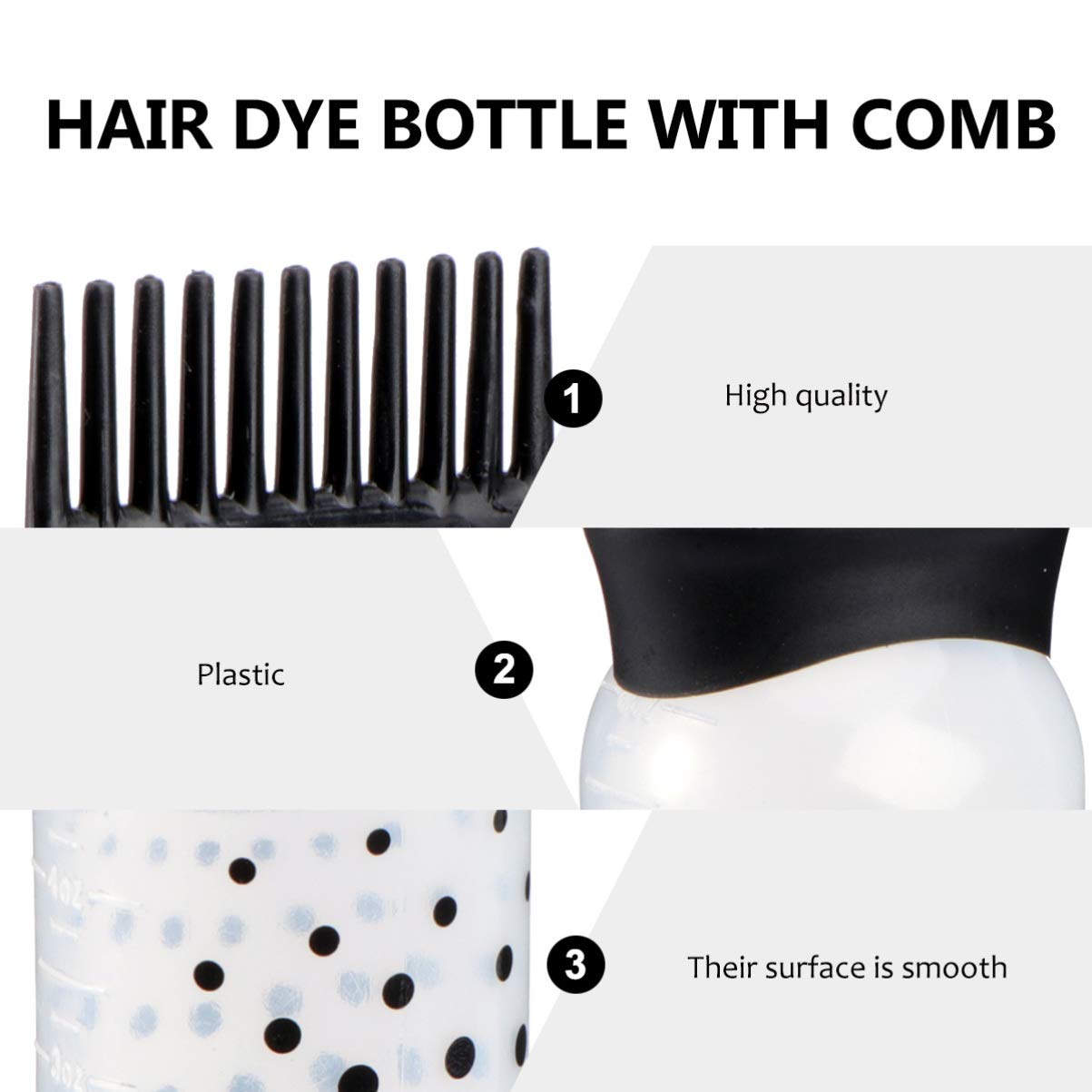 Lurrose 3-Piece Hair Coloring Kit - Hair Dye Brush, Mixing Bowl, Root Comb & Spray Bottle for Professional Salon Results | Perfect for At-Home Hair Coloring, Highlights, and Root Touch-Ups