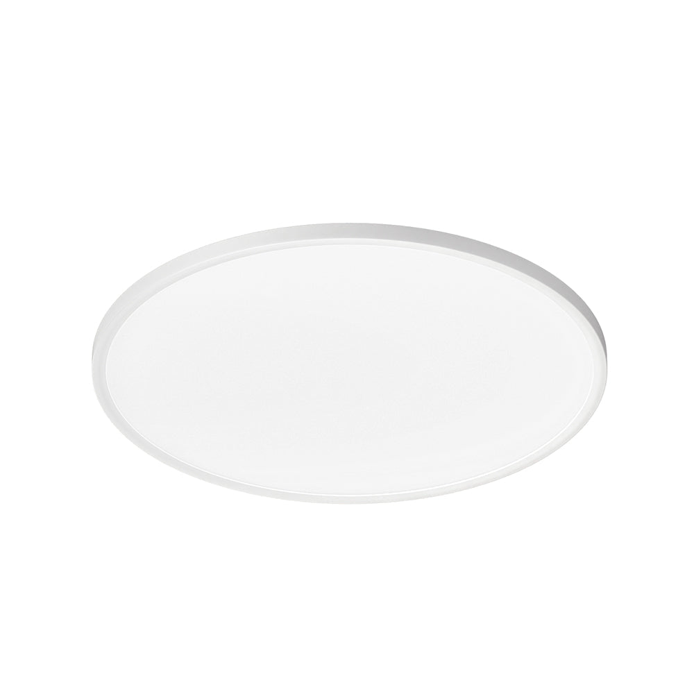 46W Ultra Thin LED Ceiling Light, 5CM Oyster Round Lamp, Modern Cool/Warm White Dimmable Lighting for Living Room, Bedroom, Kitchen, and Office