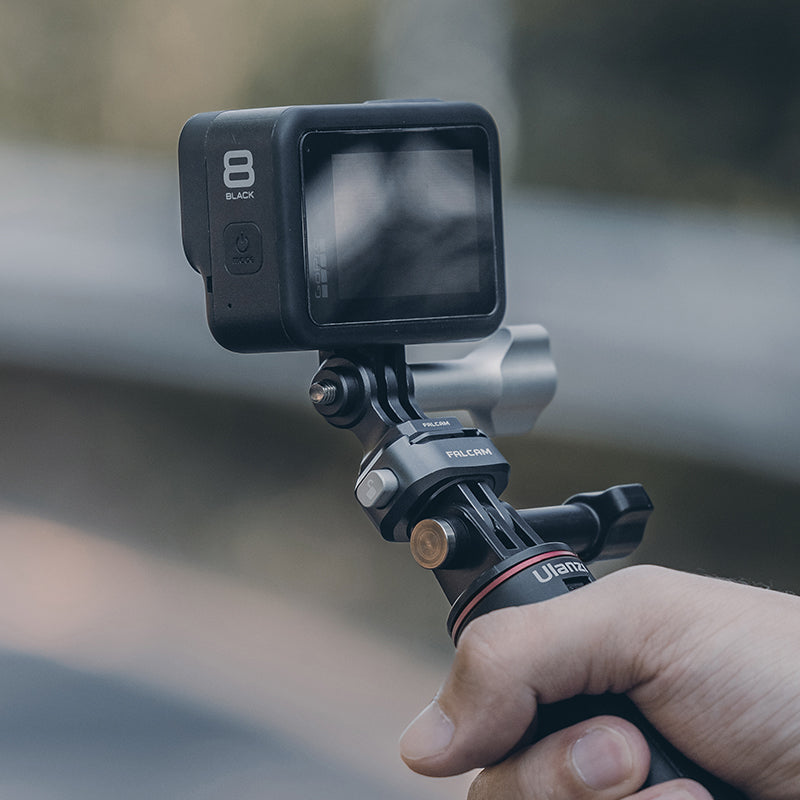 Ulanzi Falcam F22 Quick Release Base with Double Ears for GoPro, DJI Action Cameras - Perfect for Vlogging, Sports & Adventure Photography