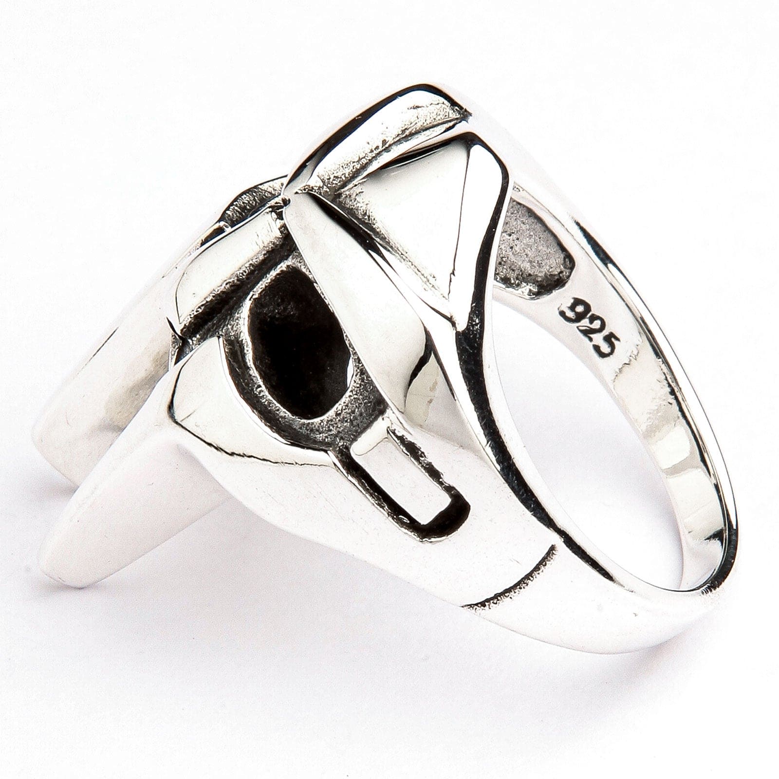 MF Doom Gladiator Mask Sterling Silver Ring - Hip Hop Jewelry, Unique Statement Ring for Men & Women - Perfect for Rap Fans, Collectors & Fashion Enthusiasts