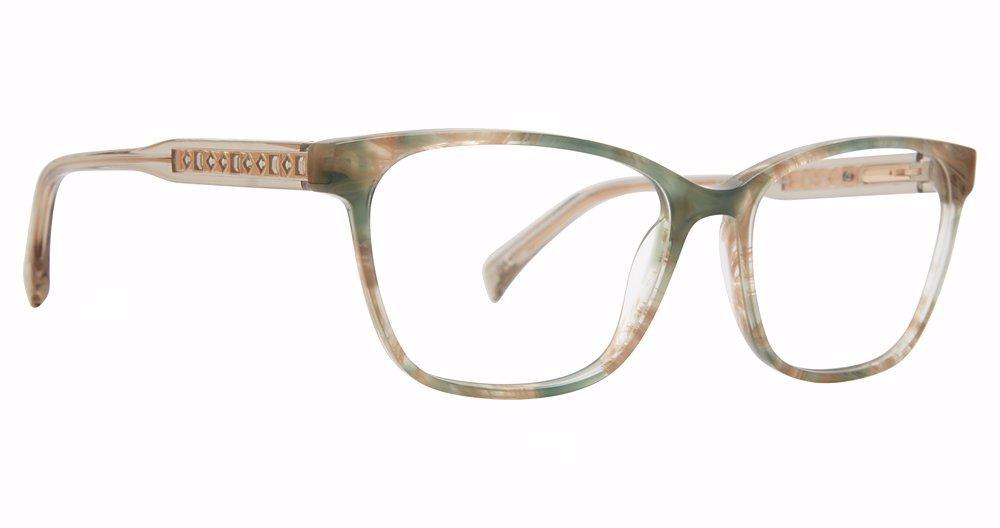 Badgley Mischka BMAMBROISE Women's Designer Eyeglasses - Stylish Prescription Glasses for Work, Reading & Fashion