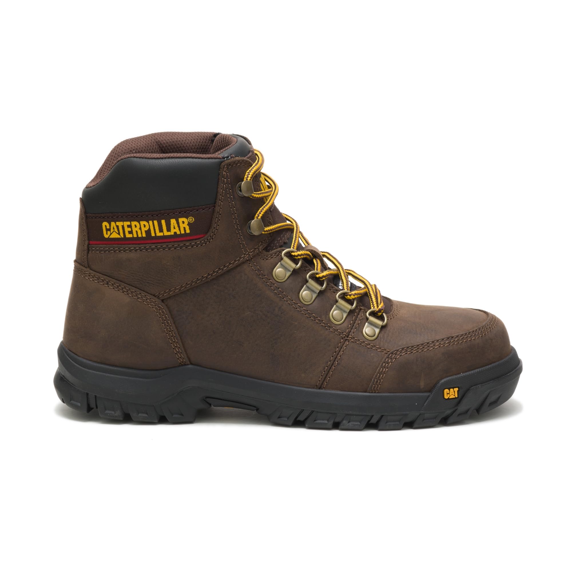 Cat Footwear Men's Outline ST Work Boot - Waterproof Steel Toe, Slip Resistant, Comfortable for Construction & Outdoor Work