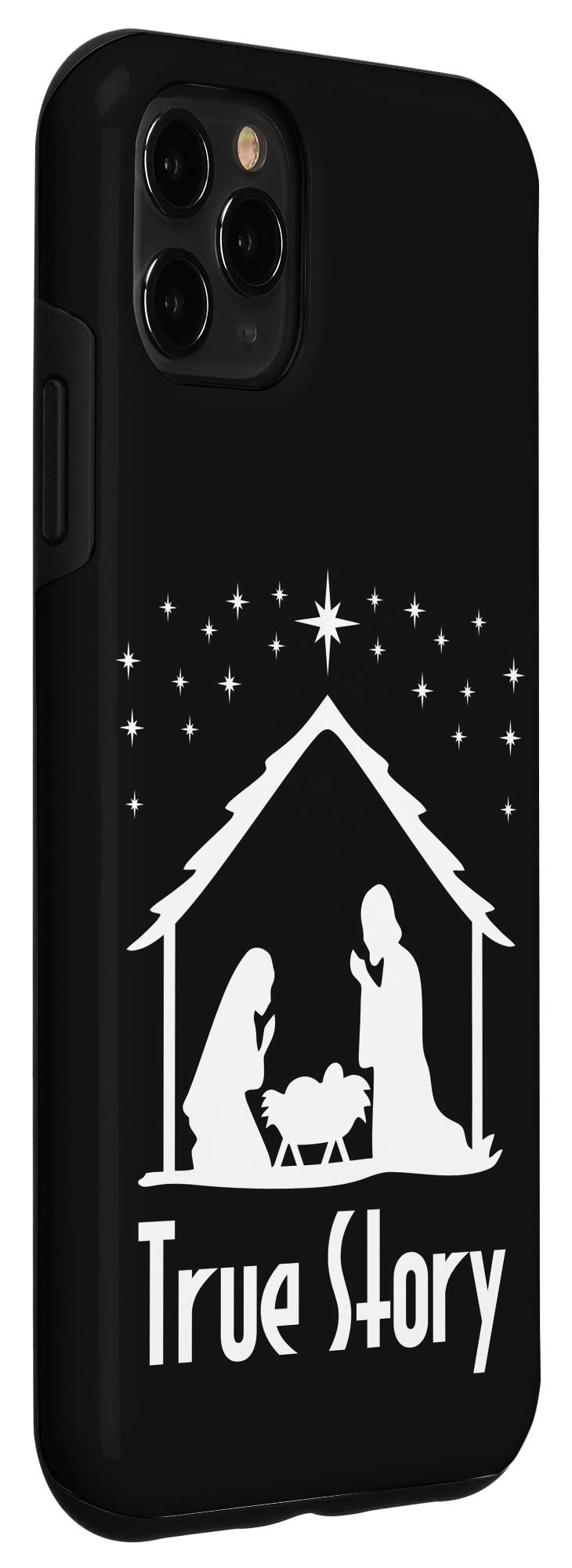iPhone 11 Pro Max Case - Nativity Scene Christmas Gift with Jesus Birth Story | Religious Phone Cover for Holidays, Church, Bible Study & Christian Gifting