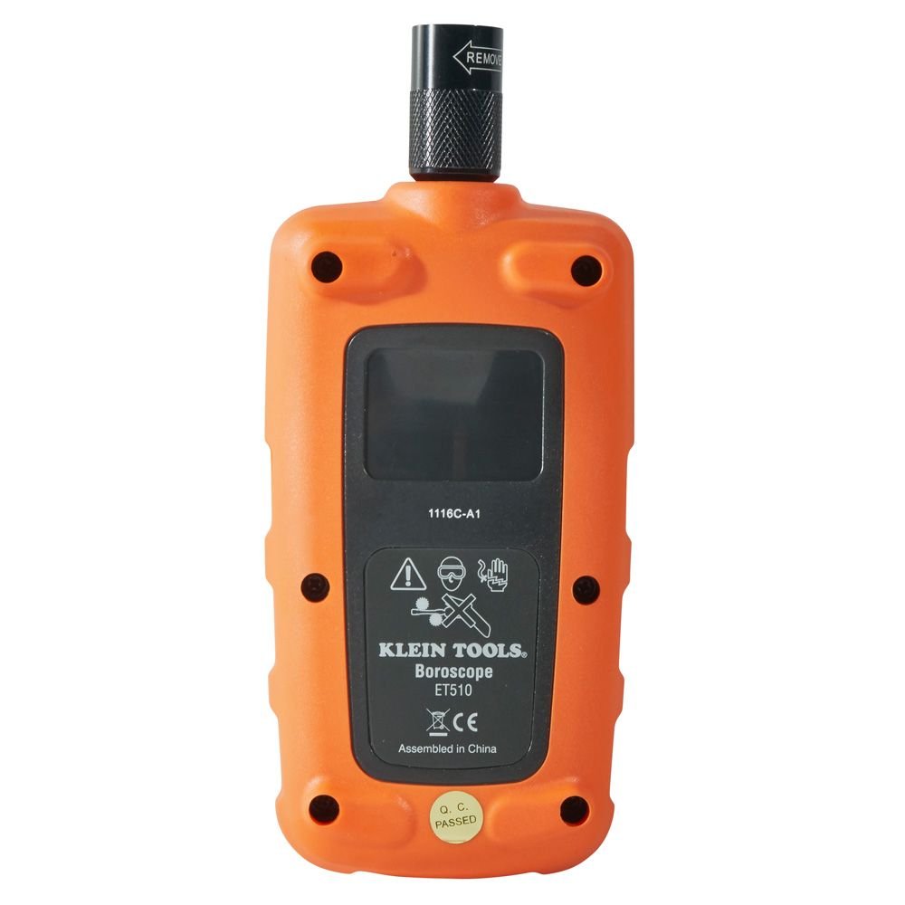 KLEIN ET510 Digital Borescope - High Resolution Inspection Camera for Plumbing, HVAC, Automotive & Industrial Use - Perfect for Pipe, Engine & Hard-to-Reach Area Inspections
