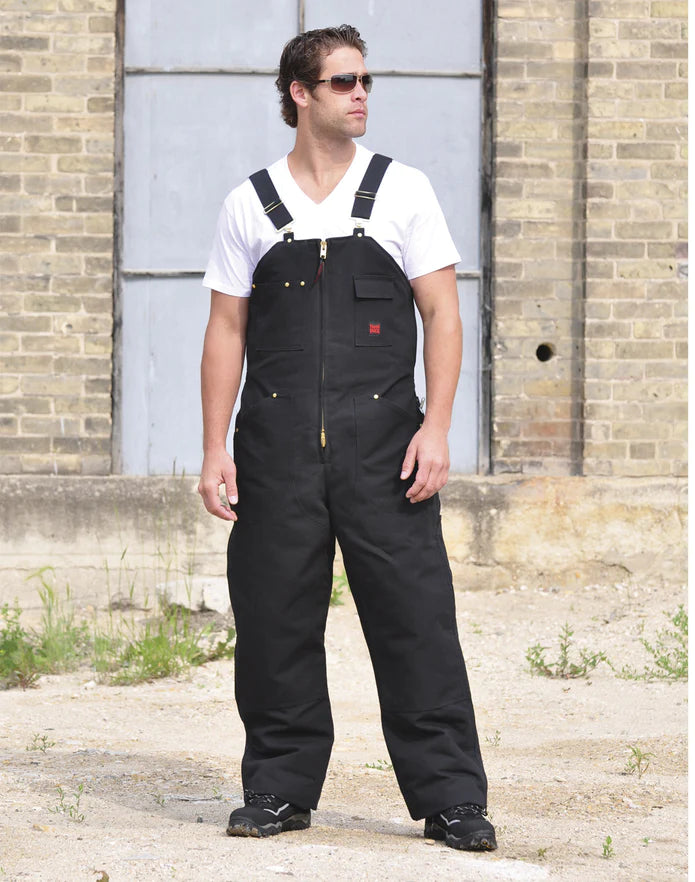 Richlu Insulated Bib Overalls for Men & Women - Heavy Duty Work Coveralls with Warm Lining - Perfect for Construction, Farming, and Outdoor Winter Work