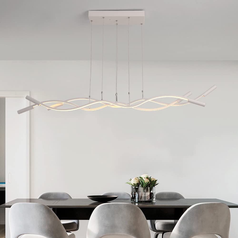 Modern Wave LED Chandelier - 51.18