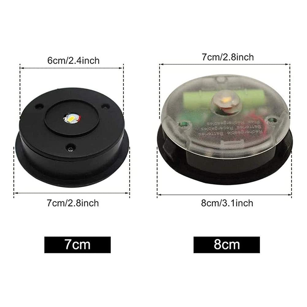 2 Pack Solar LED Lantern Lights for Outdoor Garden, Patio, and Landscape - 7CM Hanging Lantern Replacement Bulbs & DIY Tabletop Decor - Weatherproof Solar-Powered Lighting for Backyard, Pathway, and Camping