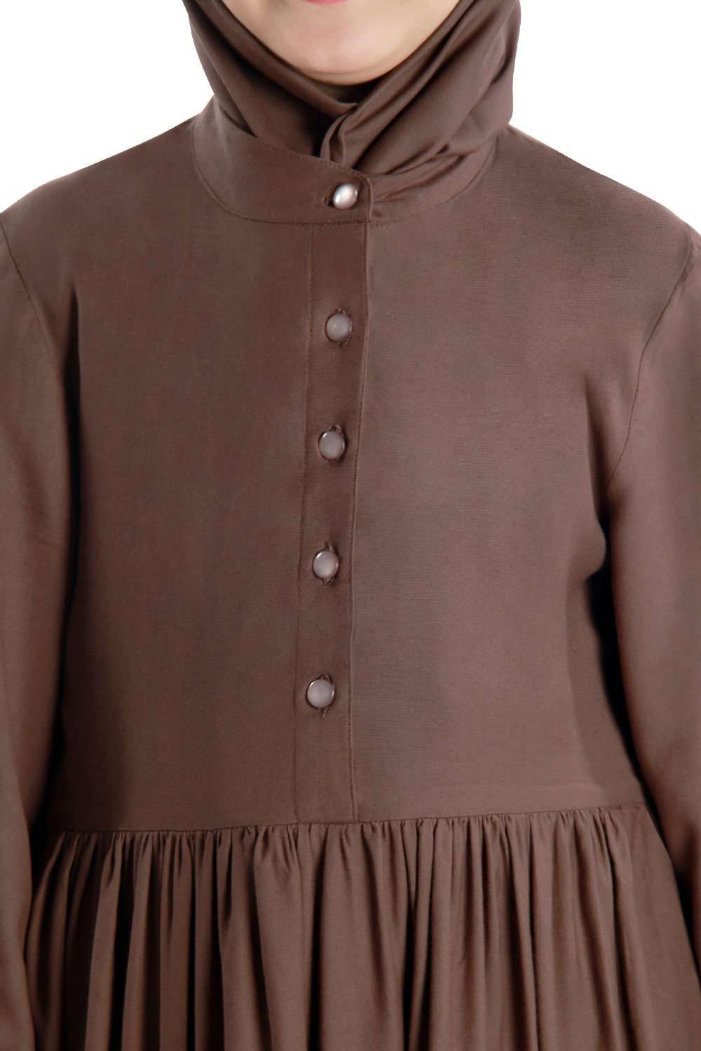 Rizqin Rayon Kids Abaya Dress - Islamic Prayer Outfit for Girls - Perfect for Eid, Mosque & Special Occasions
