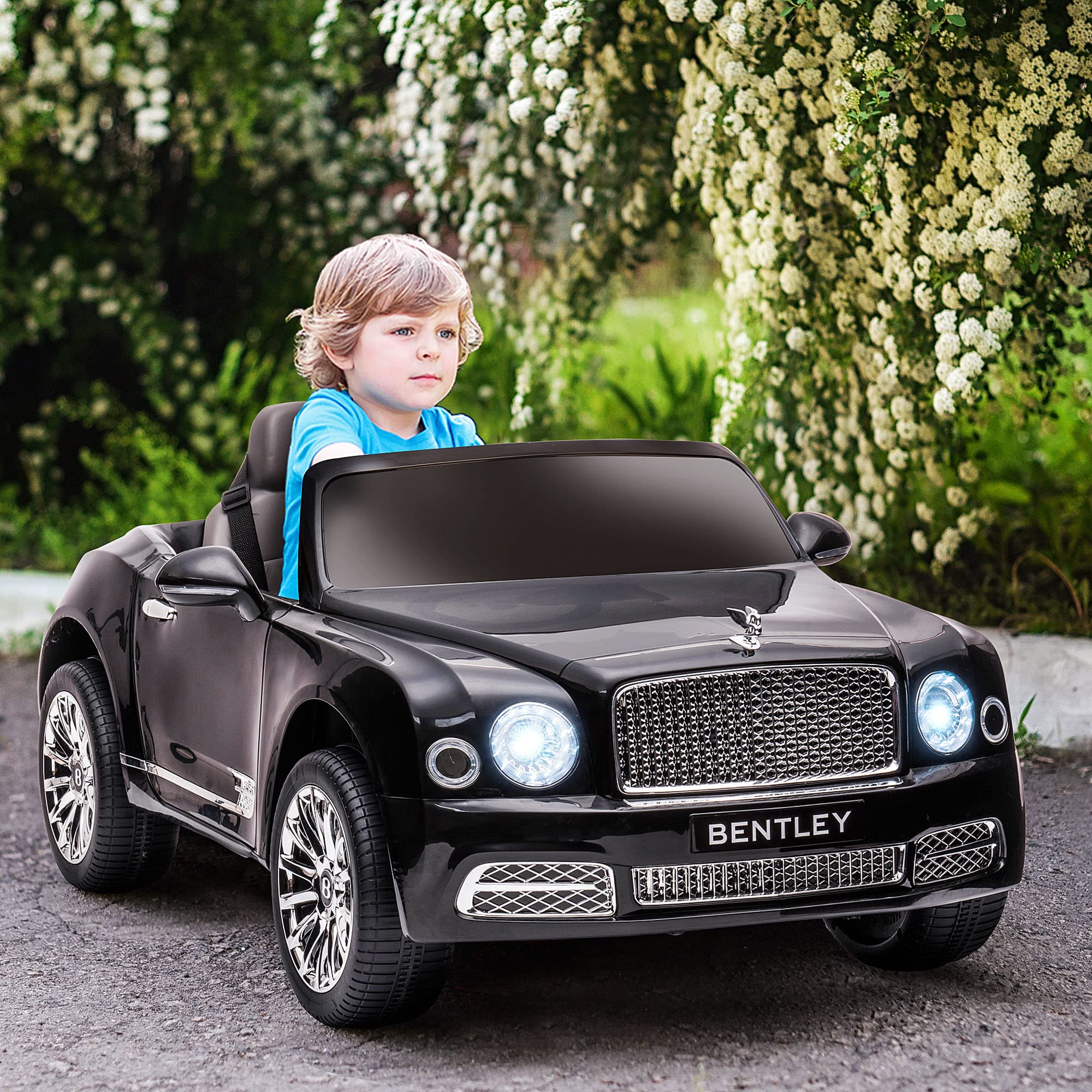 **Aosom Bentley Mulsanne 12V Kids Ride-On Car with Remote Control, Battery-Powered, LED Lights & MP3 Player – Perfect for Outdoor Play & Birthday Gifts**    *Optimized for Google SEO, includes key features (remote control, LED lights, MP3 player), and highlights usage scenarios (outdoor play, birthday gifts).*
