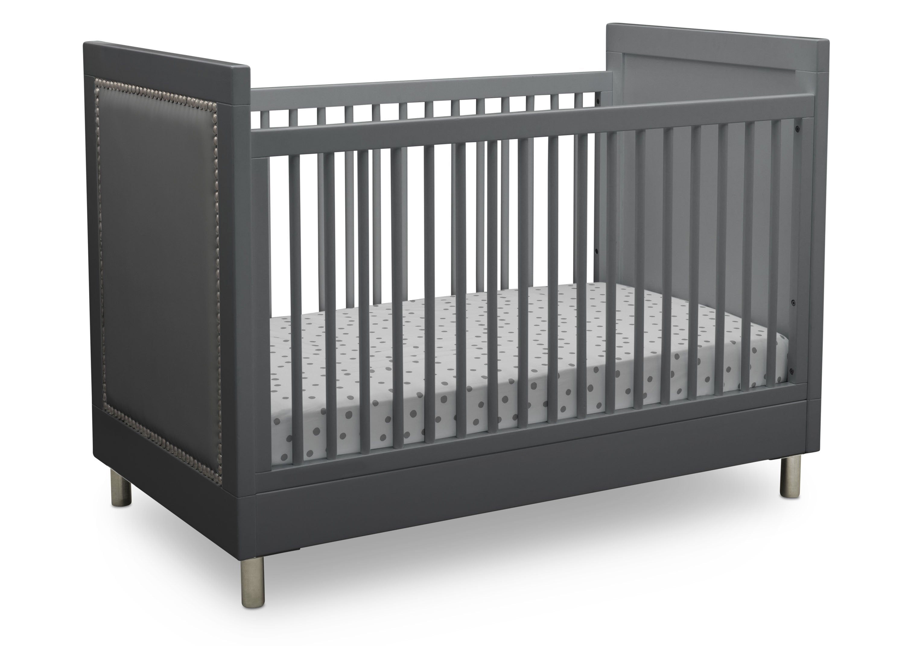 Avery 3-in-1 Convertible Baby Crib - White Nursery Furniture for Newborn to Toddler | Perfect for Modern Nursery, Bedroom & Daycare Use