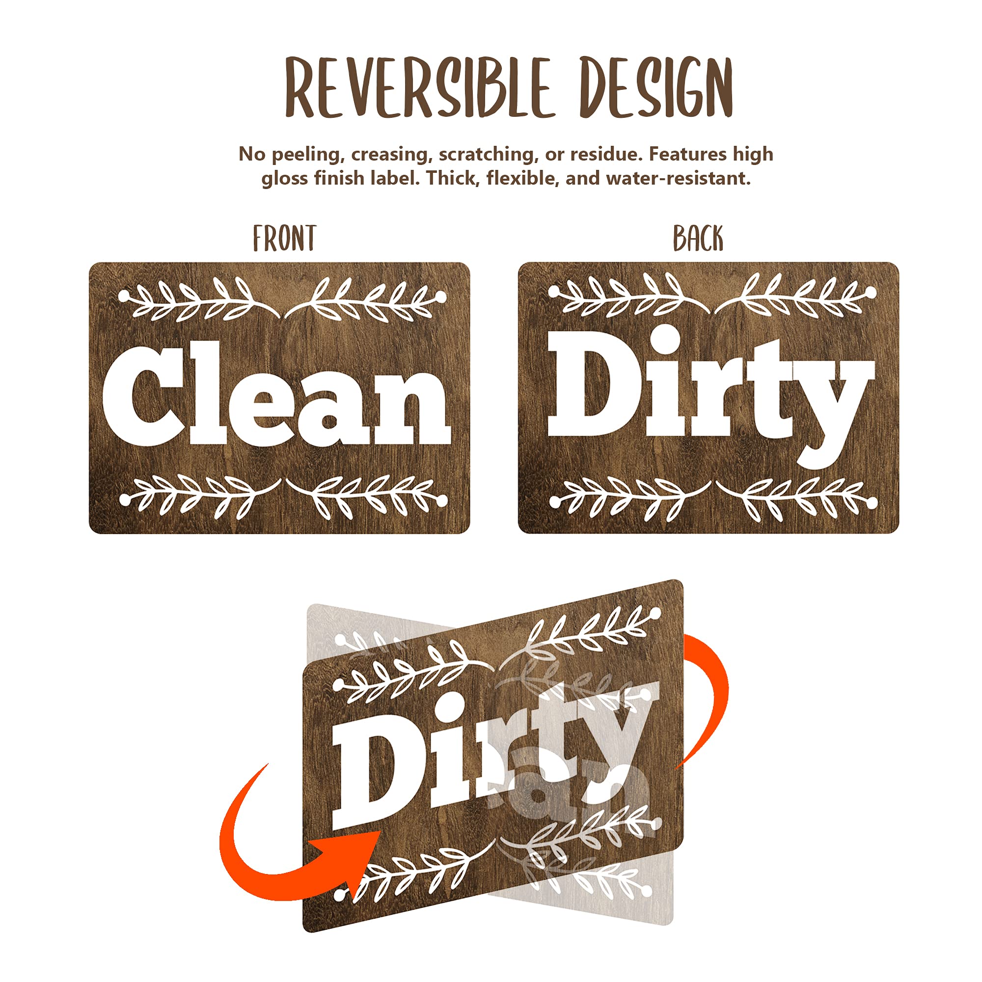 Performore Clean Dirty Magnet for Dishwasher - 3.5