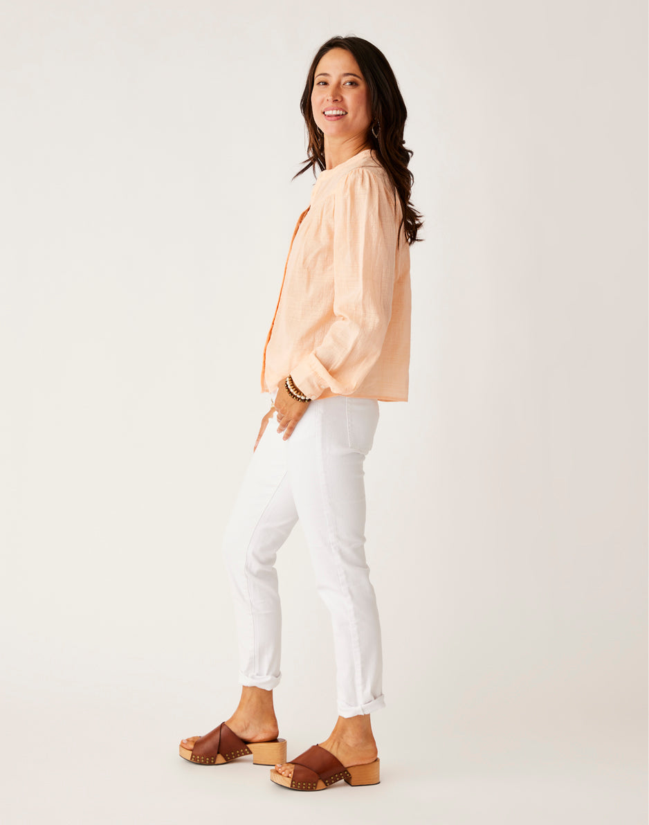 Stylish White Carson Jean for Women - Trendy High-Waist Skinny Jeans | Perfect for Casual Outfits, Date Nights & Office Wear