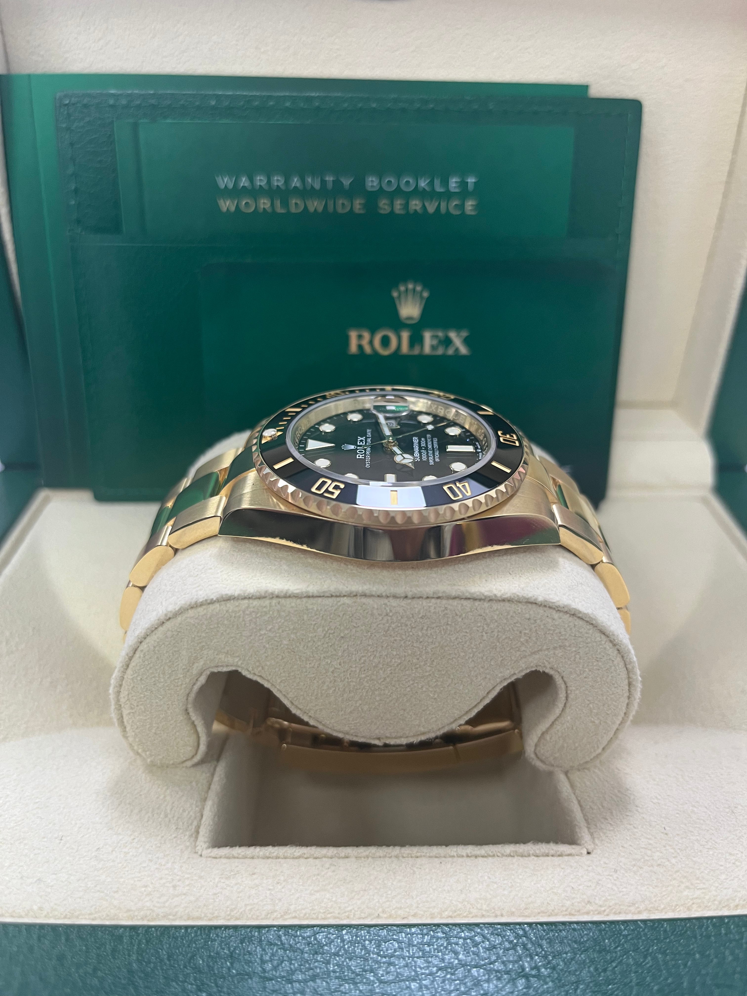 Rolex Yellow Gold Submariner Date Men's Watch with Black Dial - Ref. 126618LN - Luxury Diving Watch for Professional & Formal Occasions