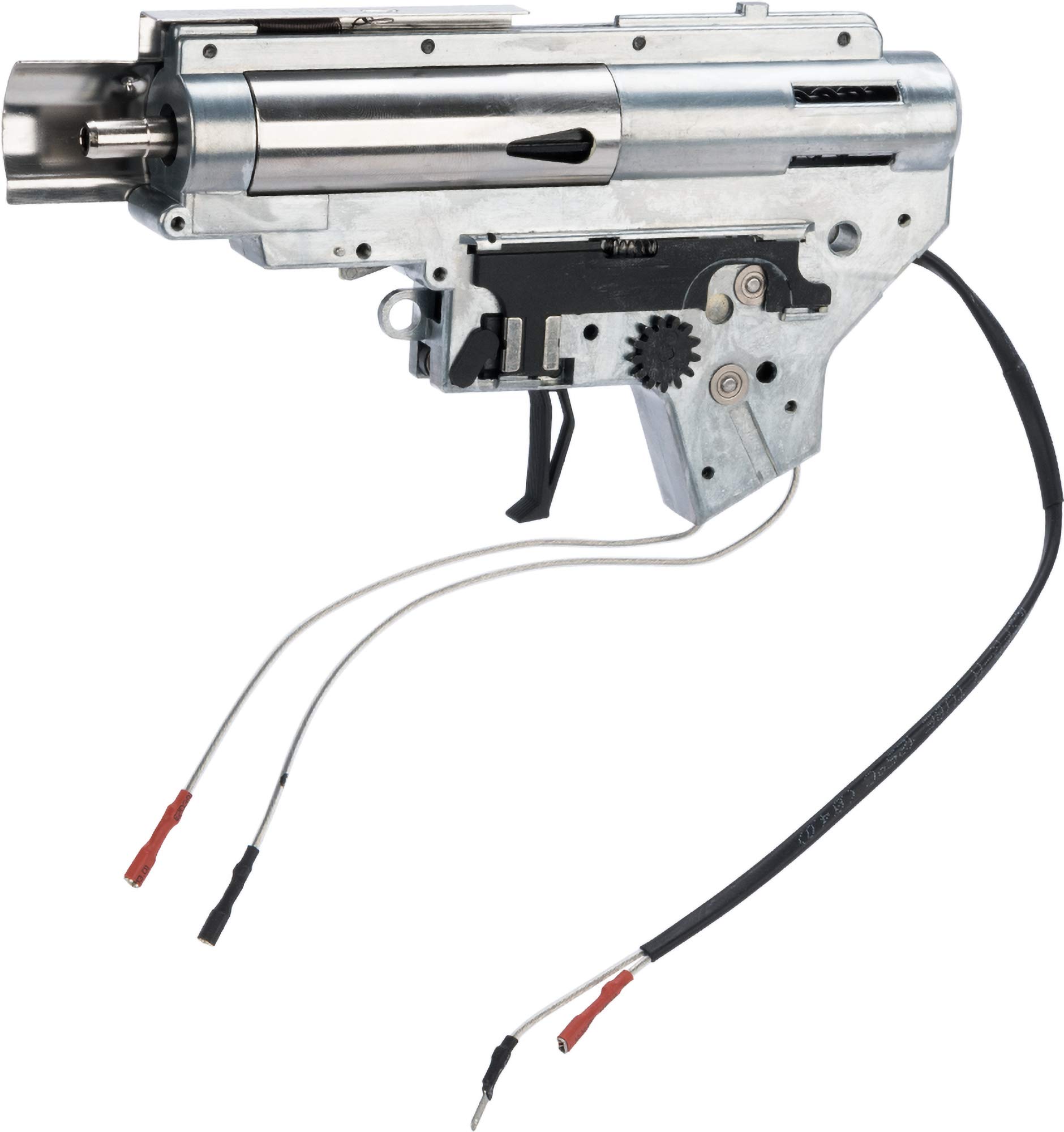 APS Silver Edge 8mm Ver.2 AEG Airsoft Gearbox - Rear Wired/Ambidextrous Design for M4/M16 Airsoft Rifles | Perfect for MilSim, Target Practice & Airsoft Battles