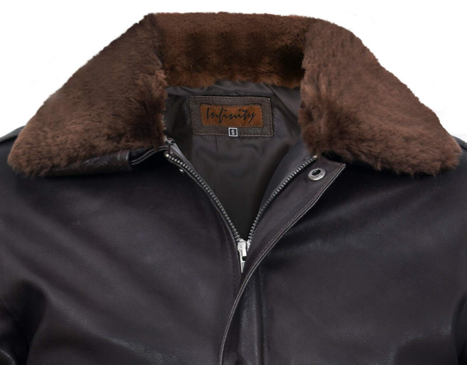 Men's Air Force A2 USAF Pilot Aviator Genuine Leather Flight Bomber Jacket - Military Style Outerwear for Aviation Enthusiasts & Winter Fashion
