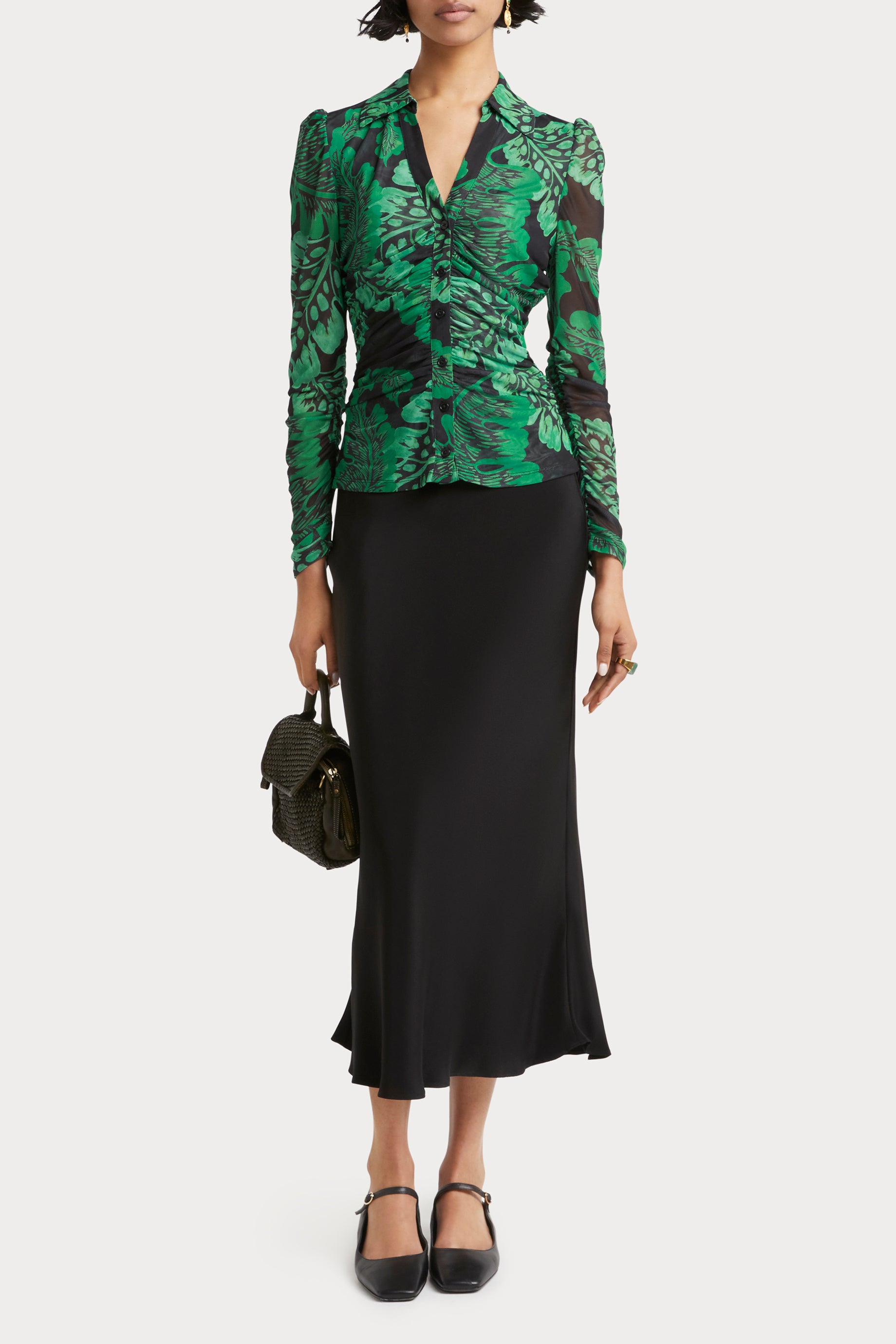 Husk Madelyn Top - Stylish Printed Blouse for Women | Perfect for Casual Outings, Office Wear & Date Nights