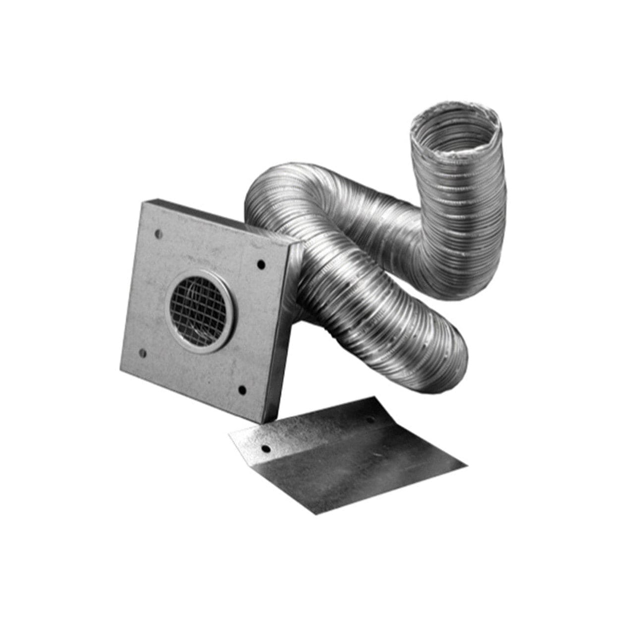 3 Pelletvent Pro Fresh Air Intake Kit - High Efficiency Pellet Stove Venting System for Home Heating | Perfect for Basements, Garages & Outdoor Installations