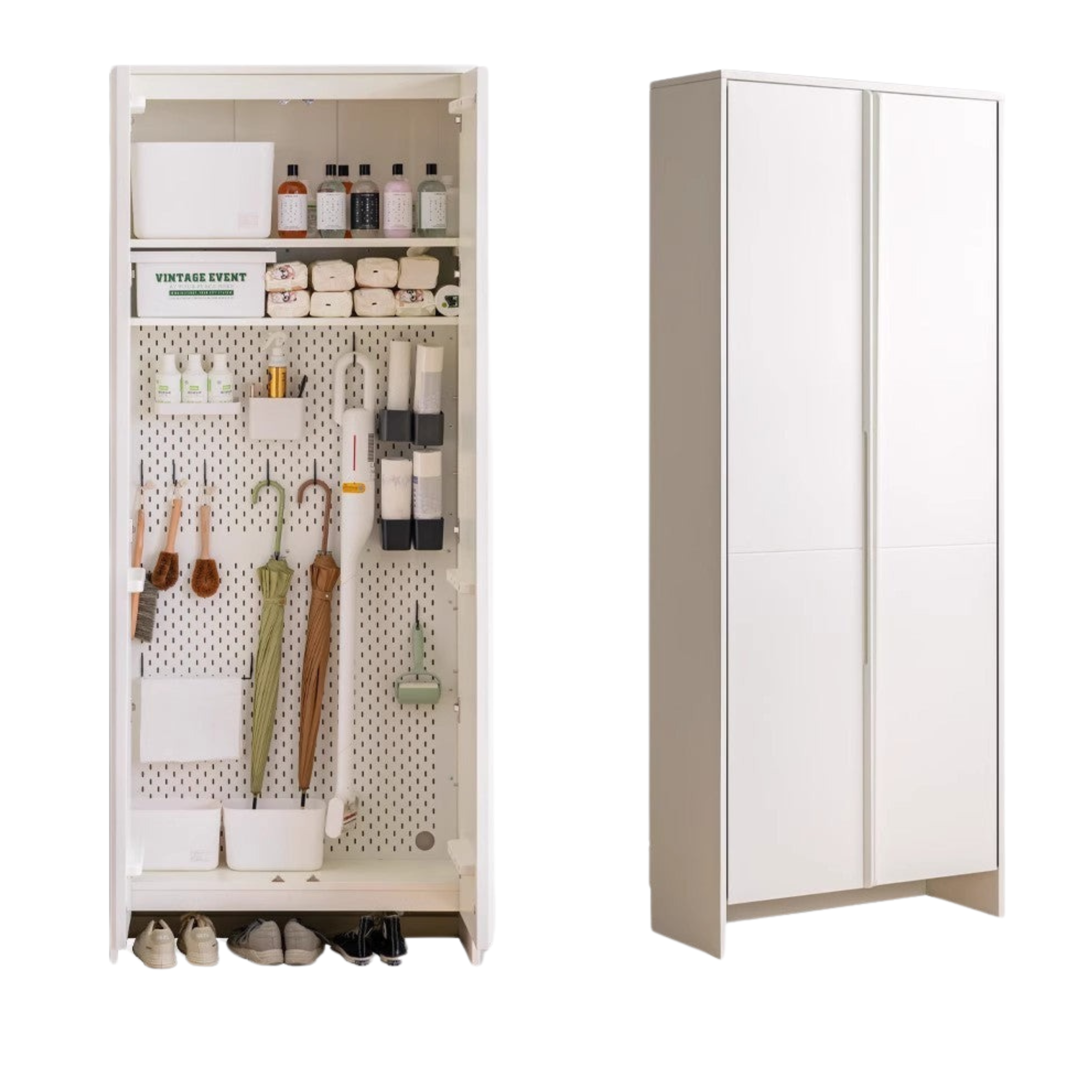 35.4x14.6x86.6 inch/ 90x37x220cm/ white color/ Type A entrance cabinet