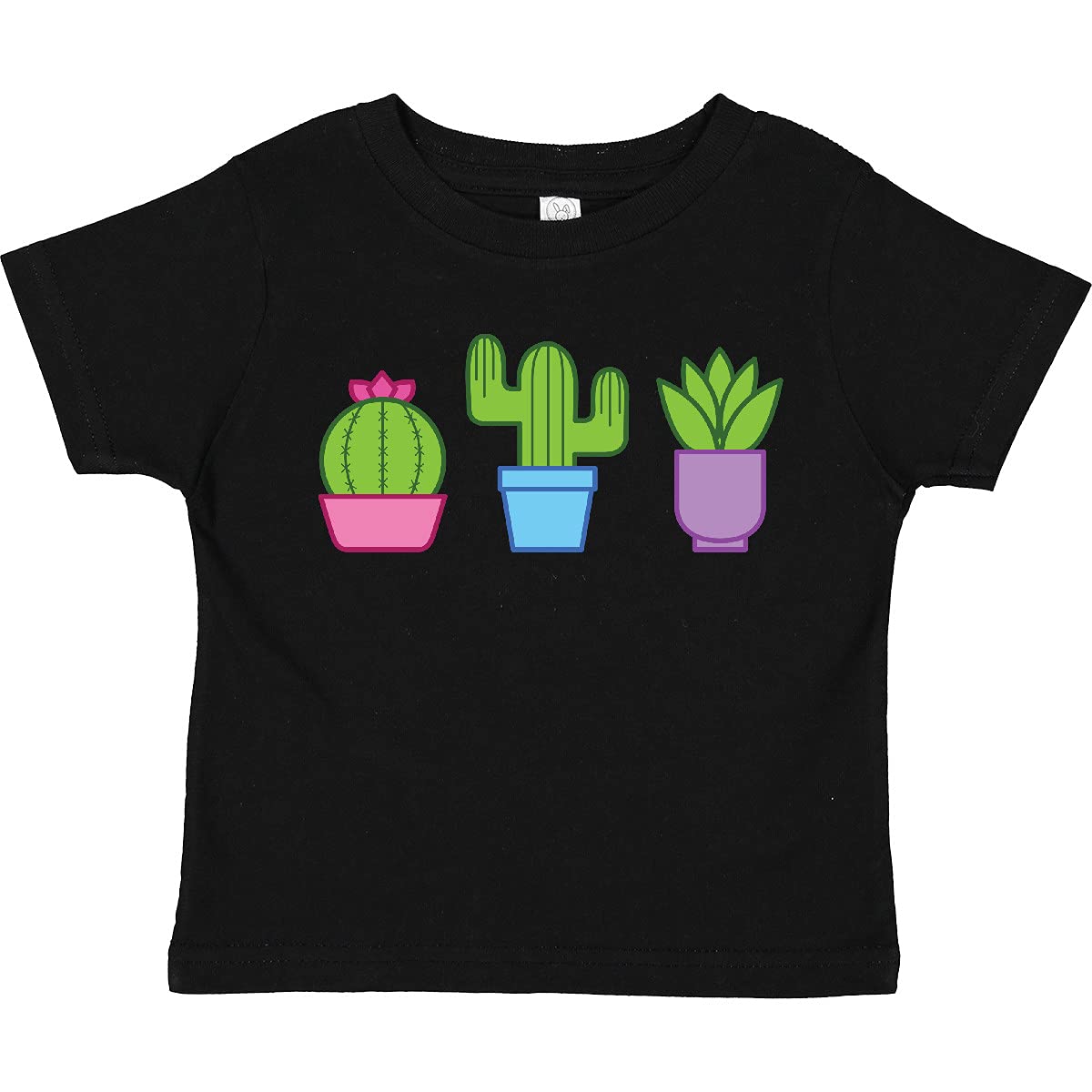 Inktastic Cute Cactus and Plants Toddler T-Shirt - Soft Cotton Tee for Boys & Girls - Perfect for Playdates, Daycare & Outdoor Adventures