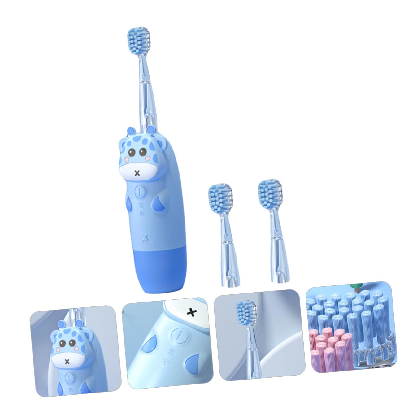 Kids Electric Toothbrush Set - USB Rechargeable, Gum Massage & Automatic Oral Care for Children & Babies | Perfect for Daily Brushing, Travel & Healthy Teeth Routine