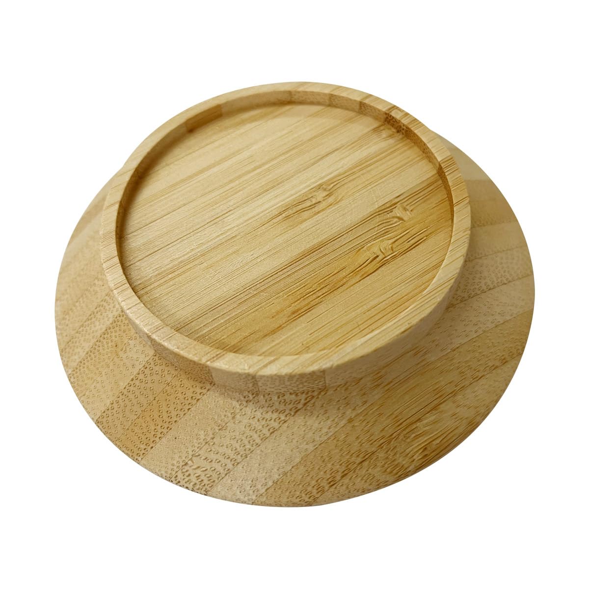 4 Pcs Reusable Bamboo Wine Glass Charcuterie Toppers - Eco-Friendly Coasters & Plates for Wine, Cheese & Charcuterie Boards - Perfect for Parties, Restaurants & Bars Accessories (Ideal for Entertaining, Wine Tasting & Charcuterie Displays)