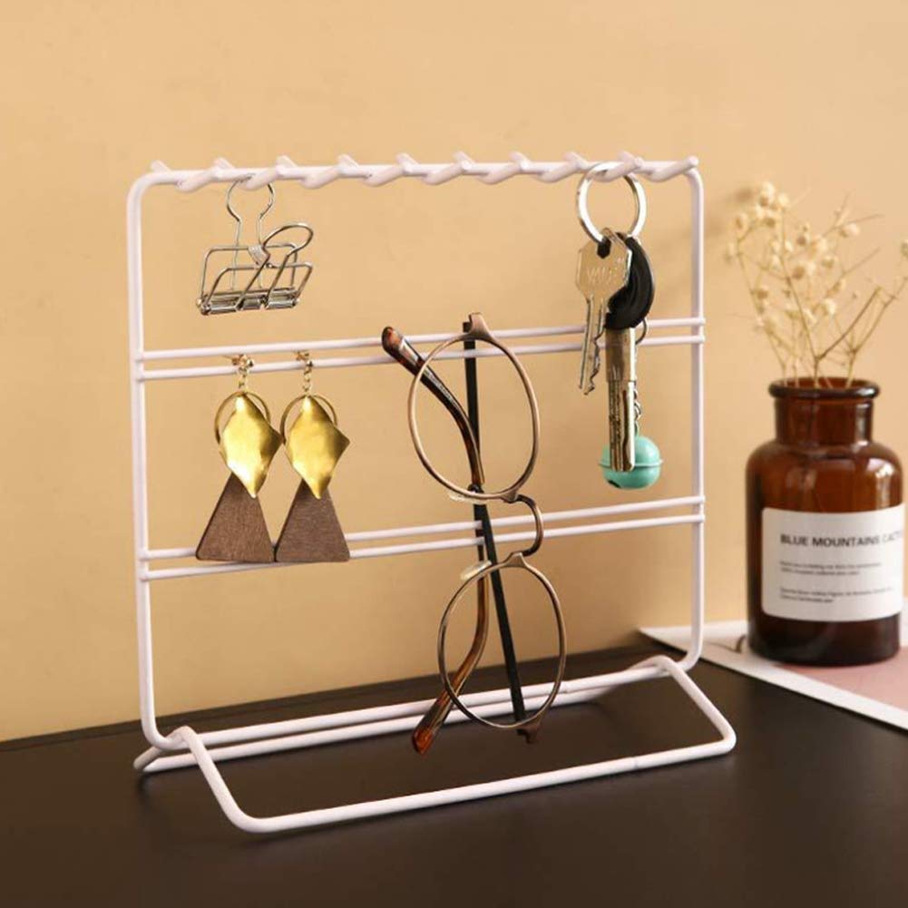Pink Jewelry Organizer & Holder - Perfect for Earrings, Necklaces, Bracelets | Travel & Home Storage Solution