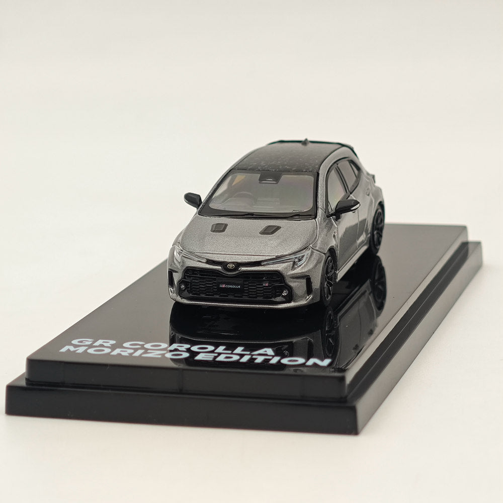 1/64 Scale Toyota GR Corolla RZ Diecast Model Car - Hobby Japan HJ641067GM Precious Metal Edition | Collectible Toy Car for Display, Racing Enthusiasts, and Diecast Model Lovers
