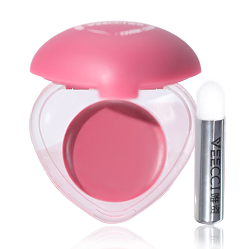 VEECCI Multi-Purpose Lip & Cheek Balm - Tinted Moisturizing Cream for Natural Blush & Lip Color - Perfect for Everyday Makeup, Travel & On-The-Go Touch Ups