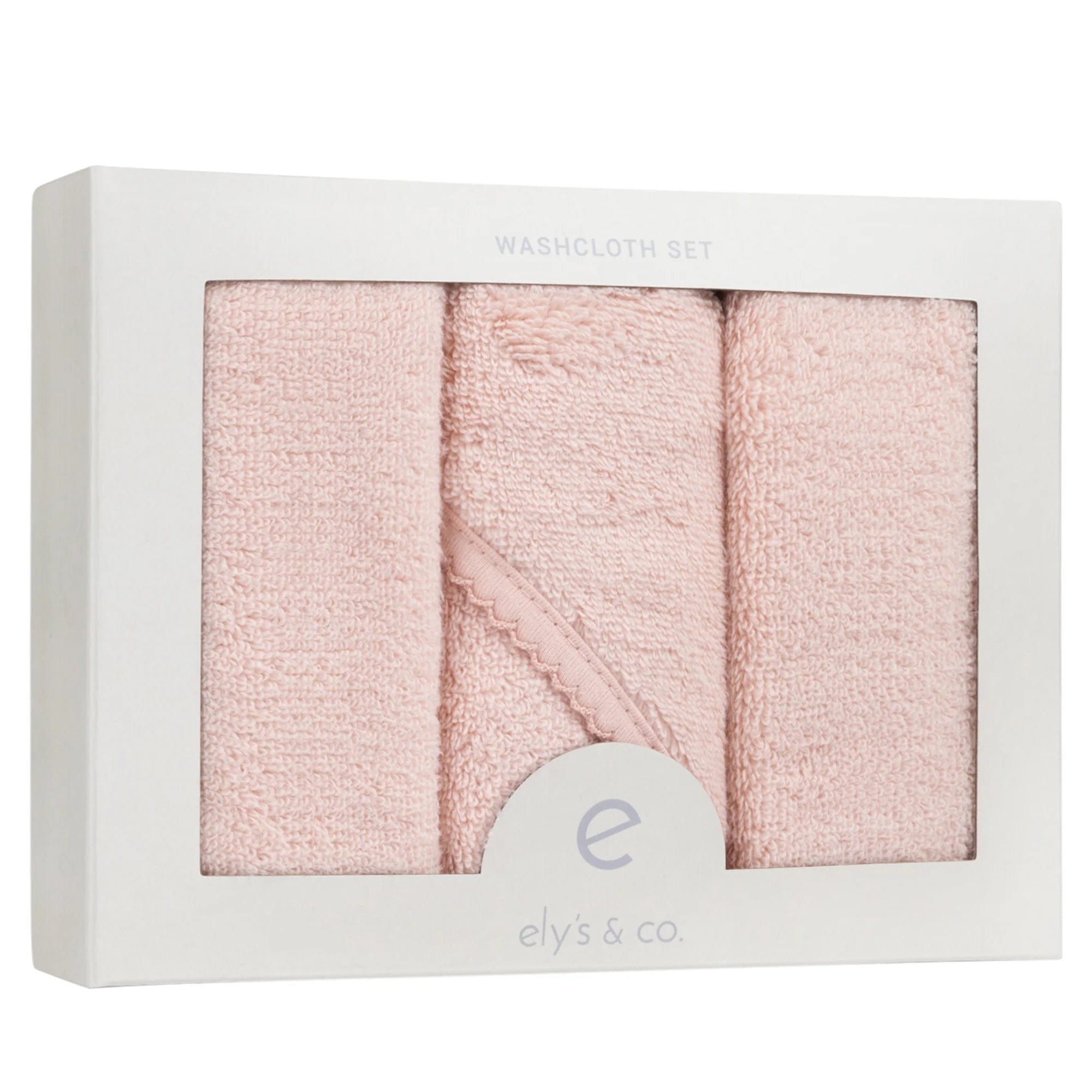 Elys & Co Scalloped Hooded Baby Towel with Pocket Washcloth - Soft Absorbent Bath Towel for Newborns, Infants & Toddlers - Perfect for Bath Time, Swimming & Beach Outings