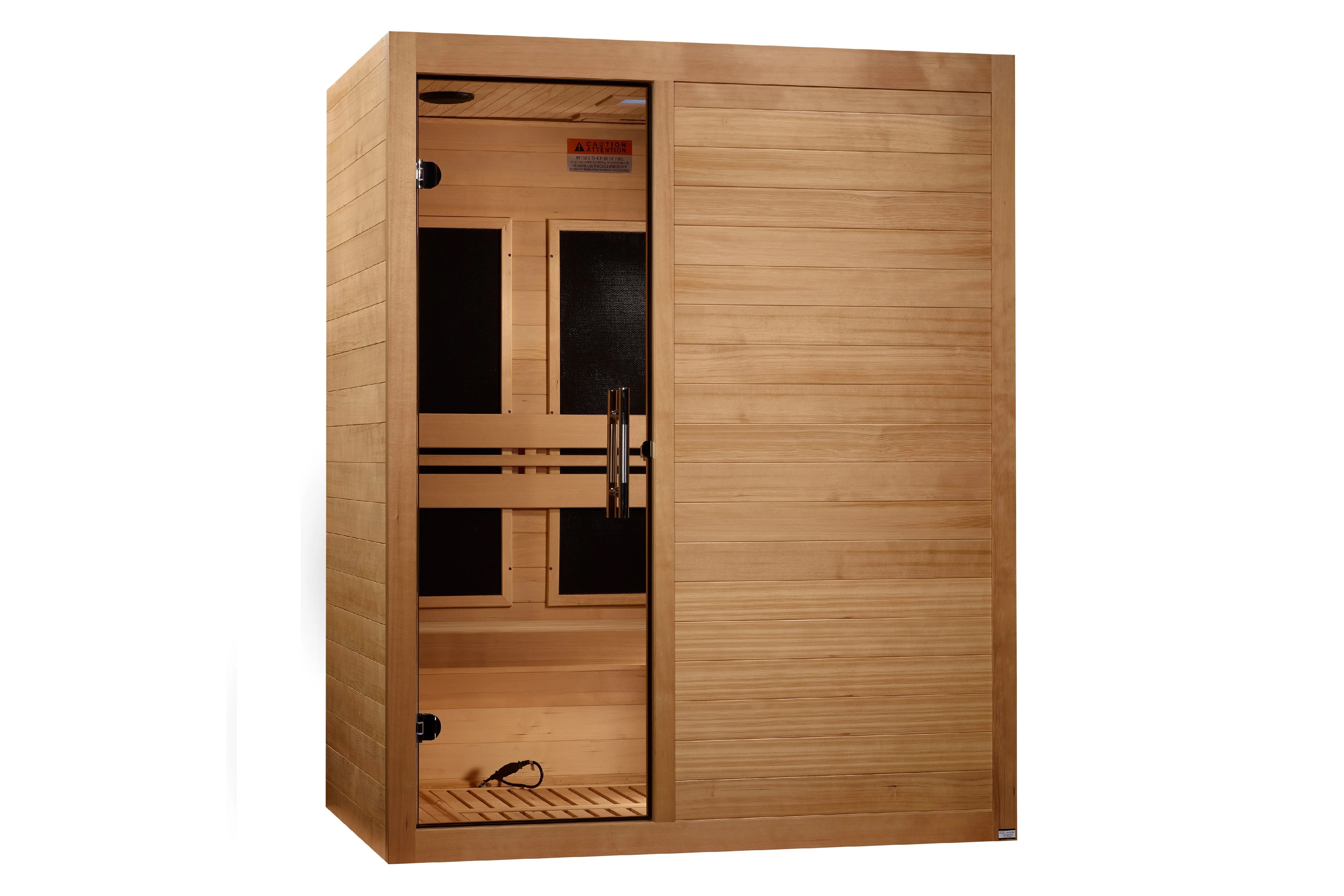 Maxxus S Line 3 Person Ultra Low EMF FAR Infrared Sauna for Home Spa, Detox & Relaxation - Perfect for Wellness Retreats, Home Gyms & Backyard Use (Summer Sale)