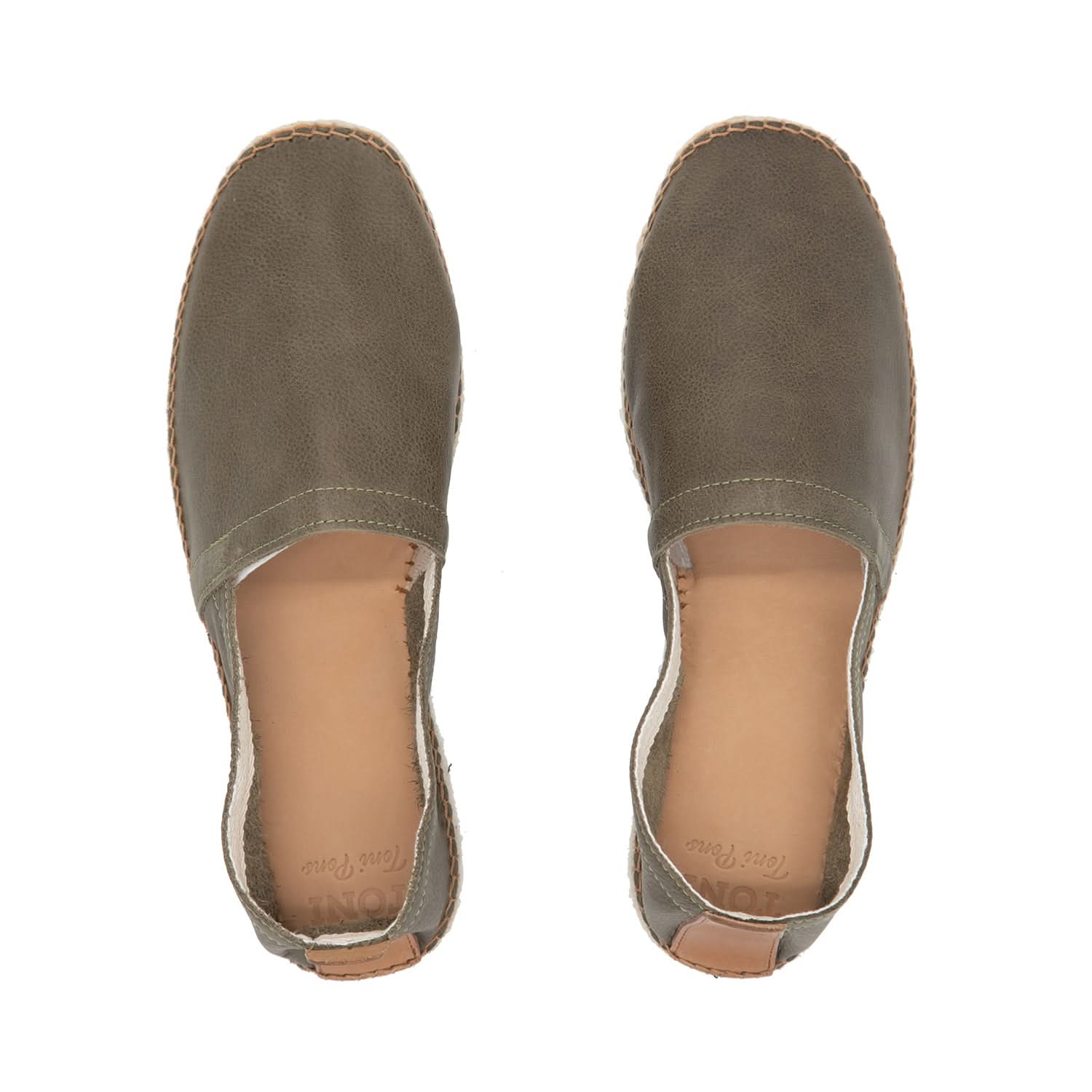Premium Men's Leather Flat Espadrilles - Comfortable Casual Shoes for Summer & Beach - Marc Collection | Perfect for Vacation, Walking & Outdoor Activities